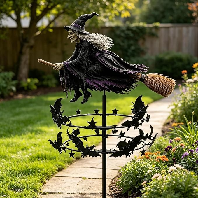 The Enchanted Witch Garden Wind Spinner