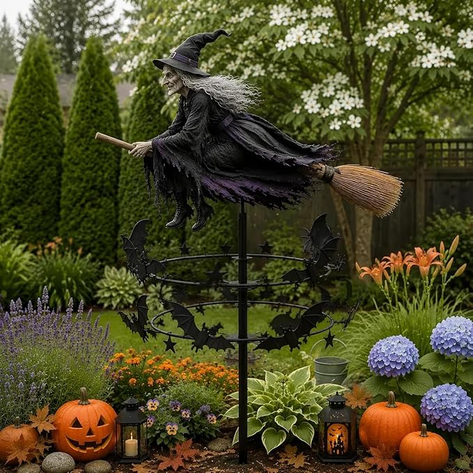 The Enchanted Witch Garden Wind Spinner