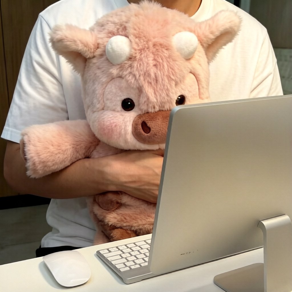 🏆49% OFF🎉Run Series Highland Cow Plush Toy （ BUY 2  FREE SHIPPING)