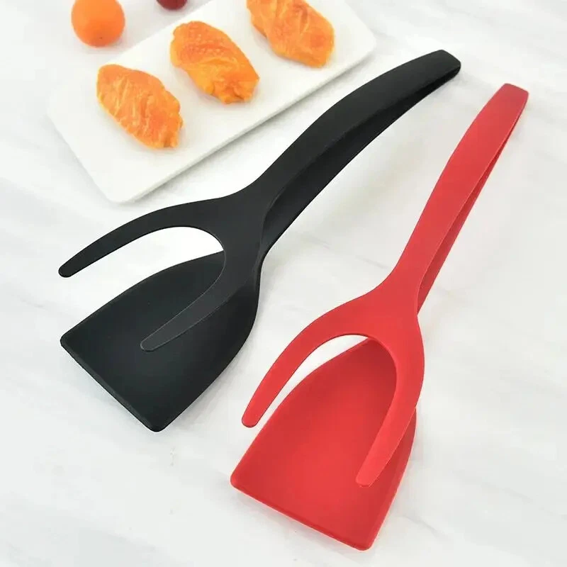 Spatula Pancake Egg Tongs Clamp Flip Fried Handle Pliers High Qualtiy Kitchen