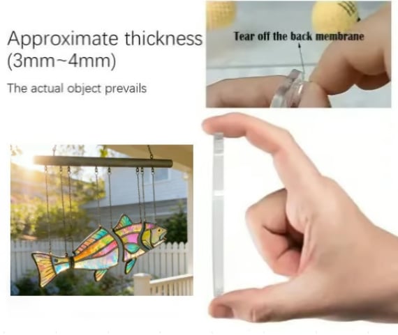 🏆49% OFF🎉Handcrafted Stained Red Drum-The Illusion of Swimming