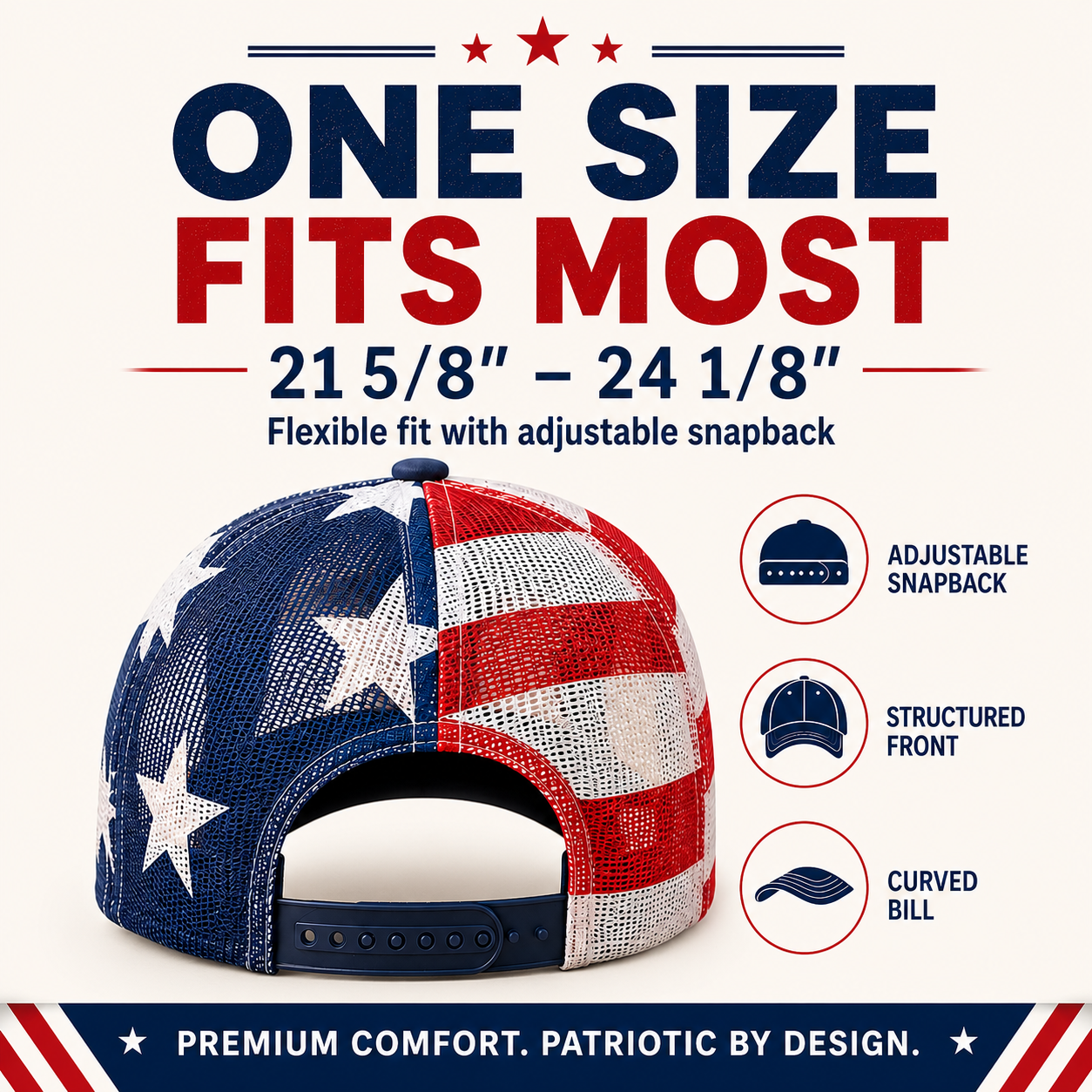 🔥 Last Day--49% Sale - ❤️ 🇺🇸 America 250 Years Patriotic Embroidered Mesh Trucker Cap
