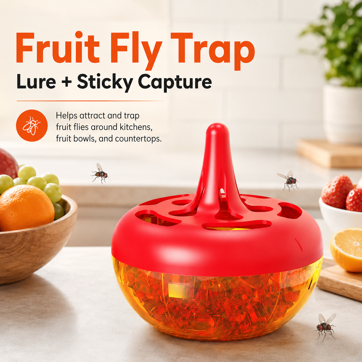 🪰 Say Goodbye to Fruit Flies – 50% OFF Today Only! -Fruit fly and mosquito trap