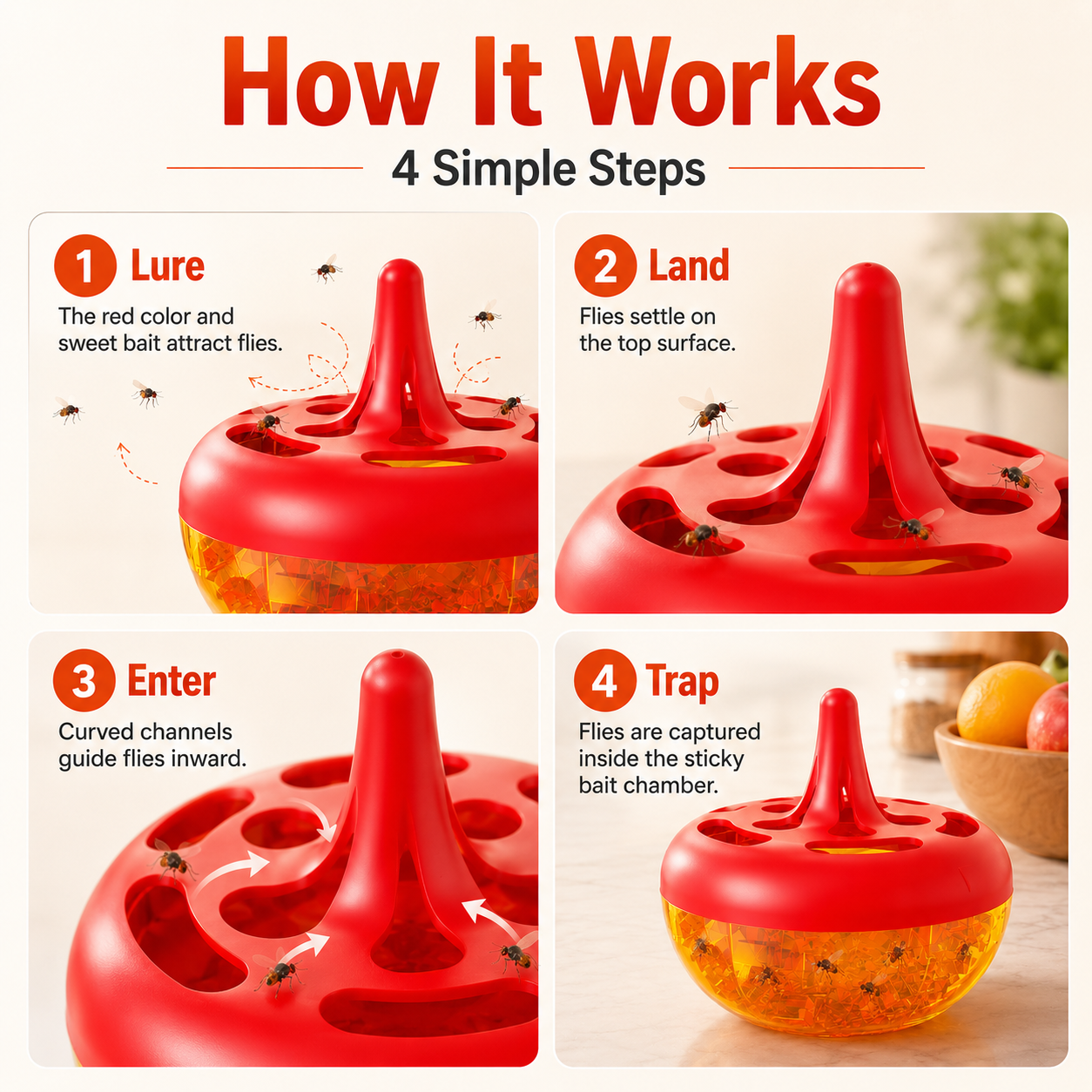 🪰 Say Goodbye to Fruit Flies – 50% OFF Today Only! -Fruit fly and mosquito trap