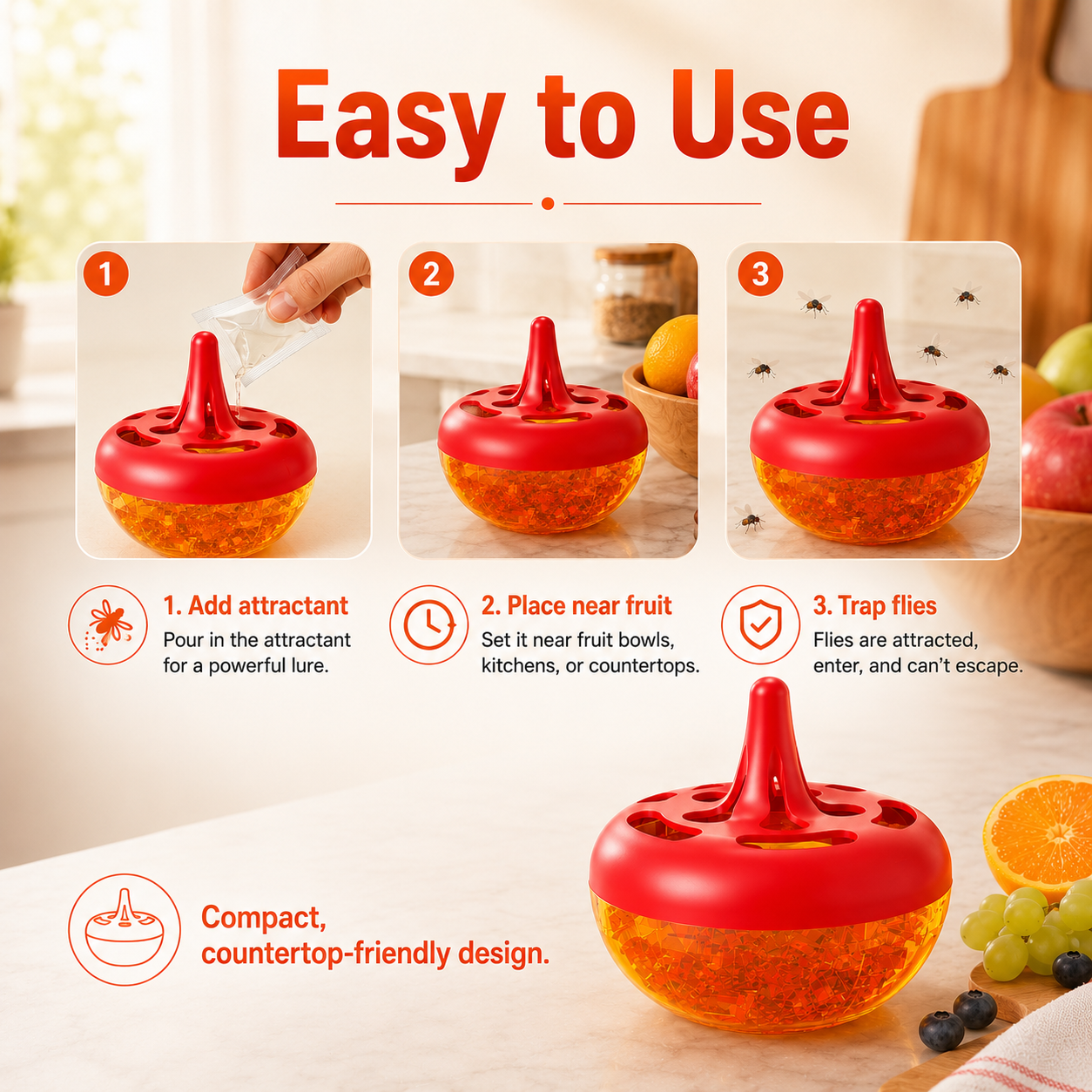 🪰 Say Goodbye to Fruit Flies – 50% OFF Today Only! -Fruit fly and mosquito trap