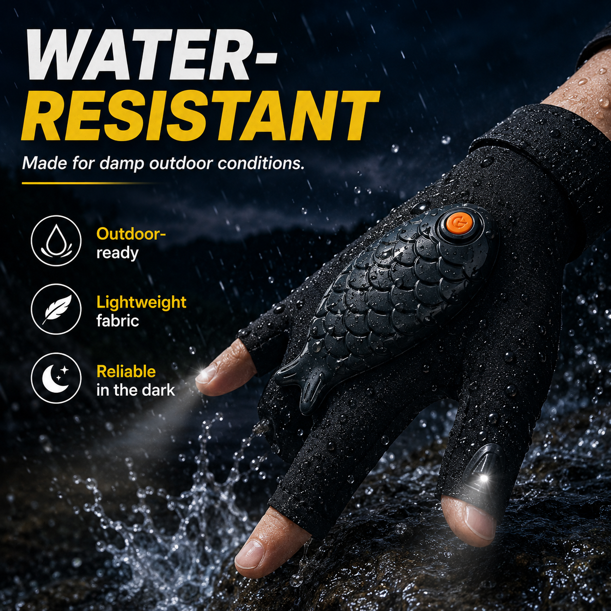 🔥Last Day Hot Sale 60% OFF🧤LED Flashlight Fishing Gloves🎁Buy More Save More