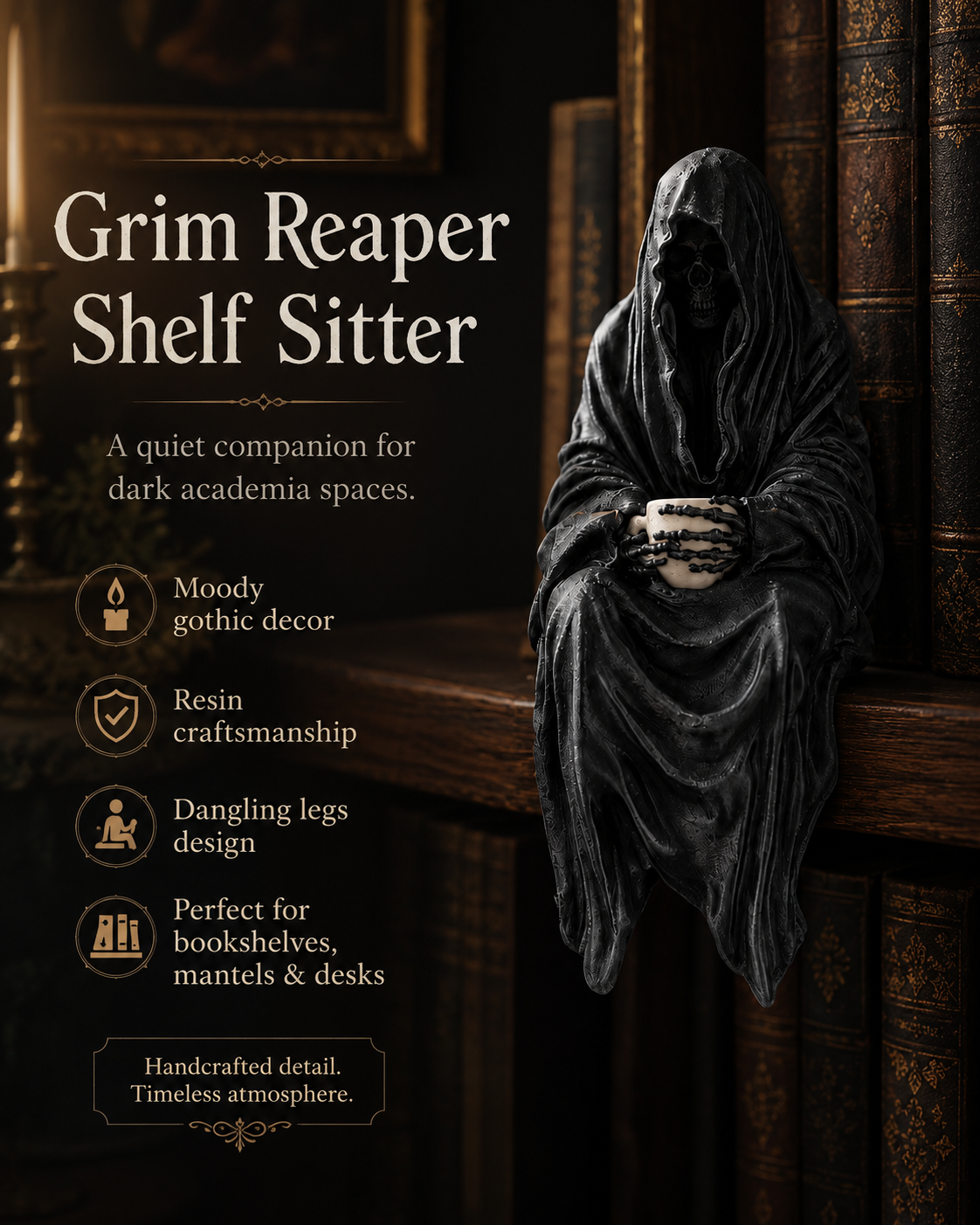 🔥Last Day 49% OFF - The Creepiest Little Shelf Sitter For Halloween 🎃🖤