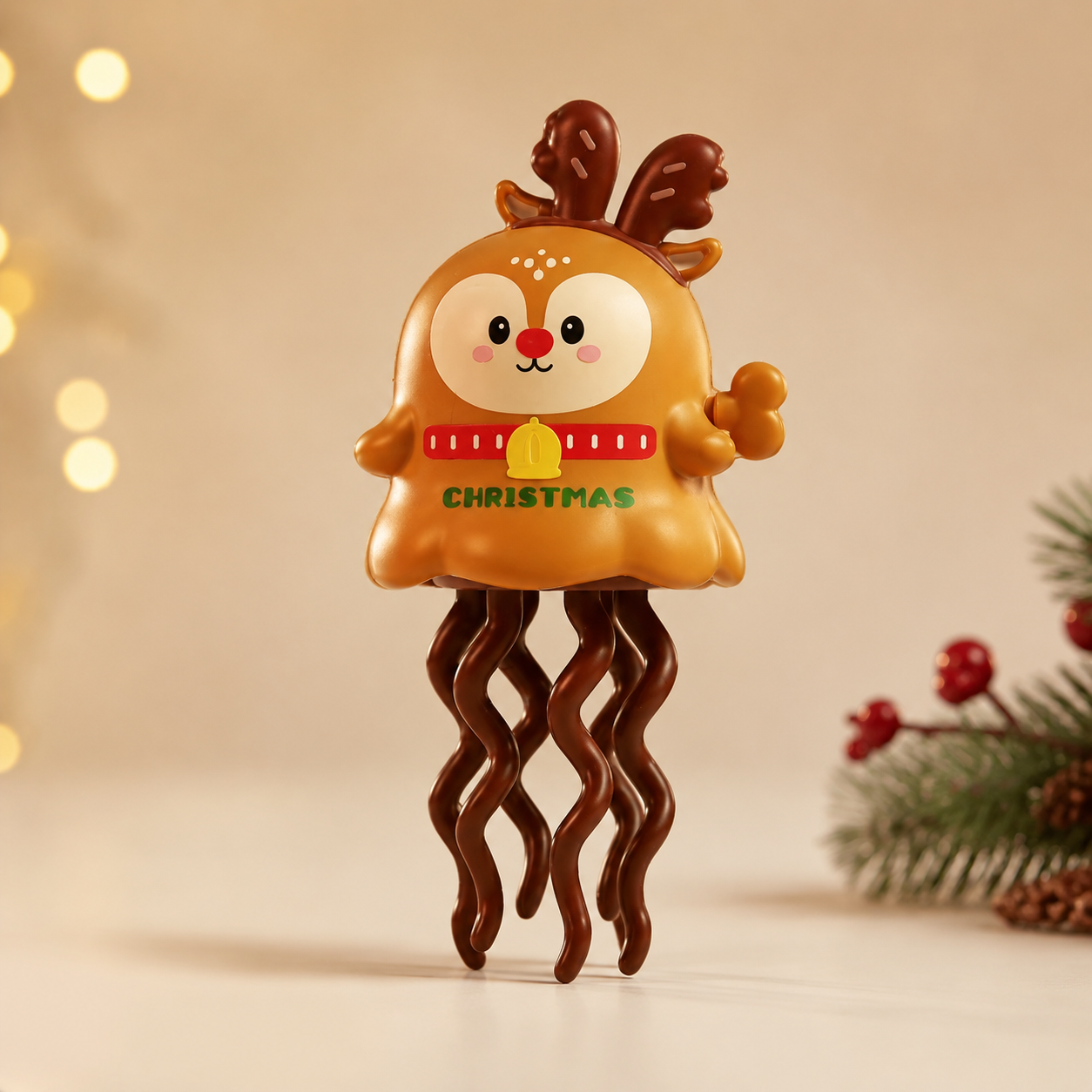 Mini Wind-Up Holiday Dancing Toy – Battery-Free Wiggling Desk Toy in 5 Festive Styles