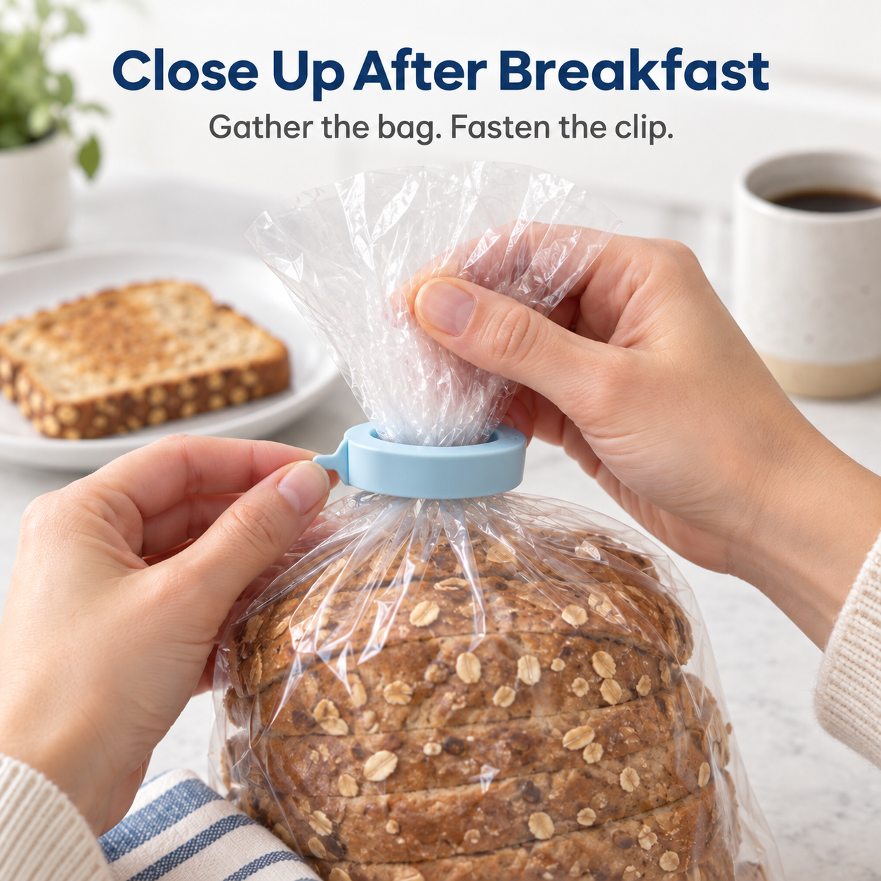 🔥 Small Clip, Big Convenience — Reusable Food Bag Sealing Clips for a Tidier Kitchen! ( FREE SHIPPING)