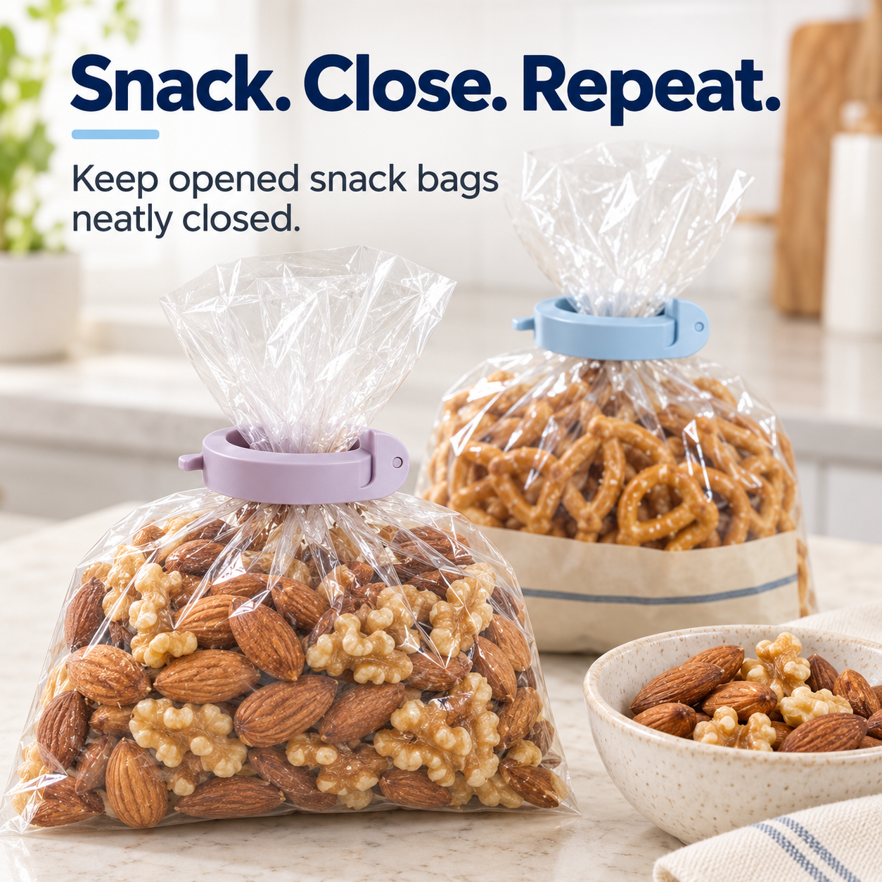 🔥 Small Clip, Big Convenience — Reusable Food Bag Sealing Clips for a Tidier Kitchen! ( FREE SHIPPING)