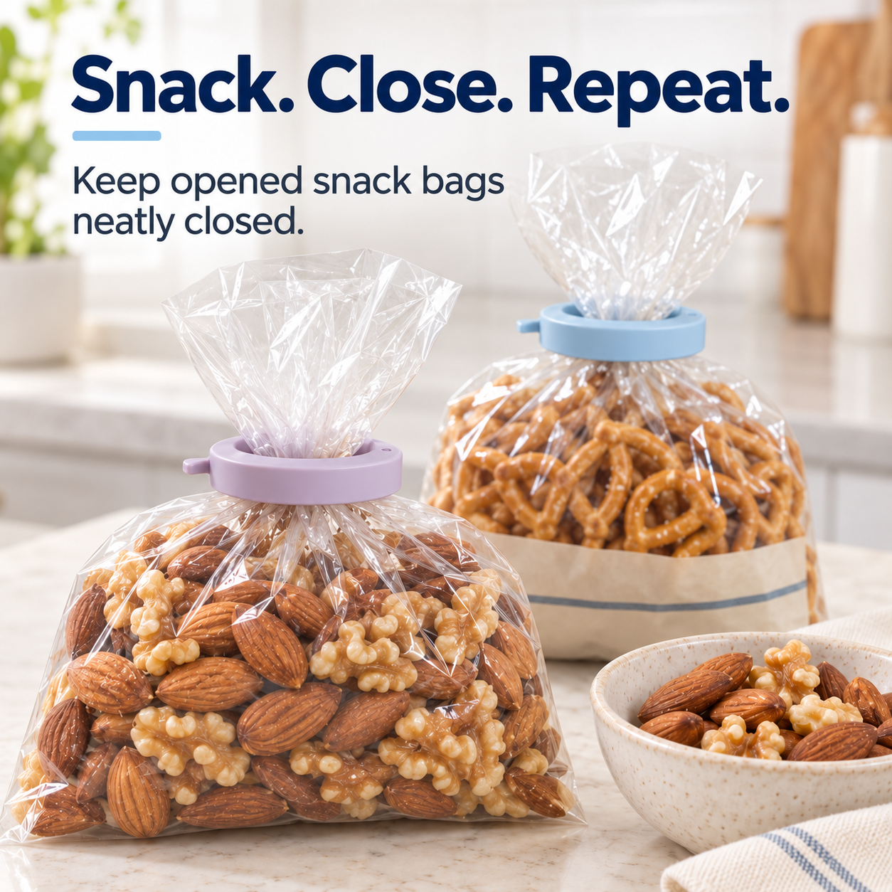 🔥 Small Clip, Big Convenience — Reusable Food Bag Sealing Clips for a Tidier Kitchen! ( FREE SHIPPING)
