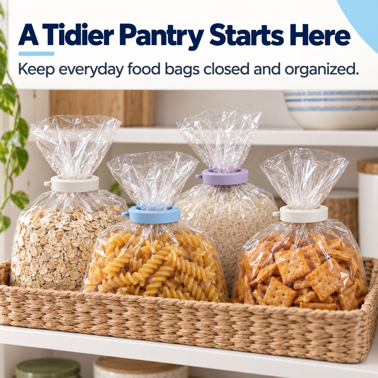 🔥 Small Clip, Big Convenience — Reusable Food Bag Sealing Clips for a Tidier Kitchen! ( FREE SHIPPING)