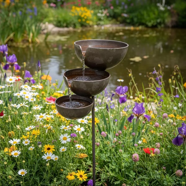 Last Day 50% OFF🔥Bring Life Back To Your Garden – Rain Catcher Bird Bath 🌿🐦(BUY 2 FREE SHIPPING)