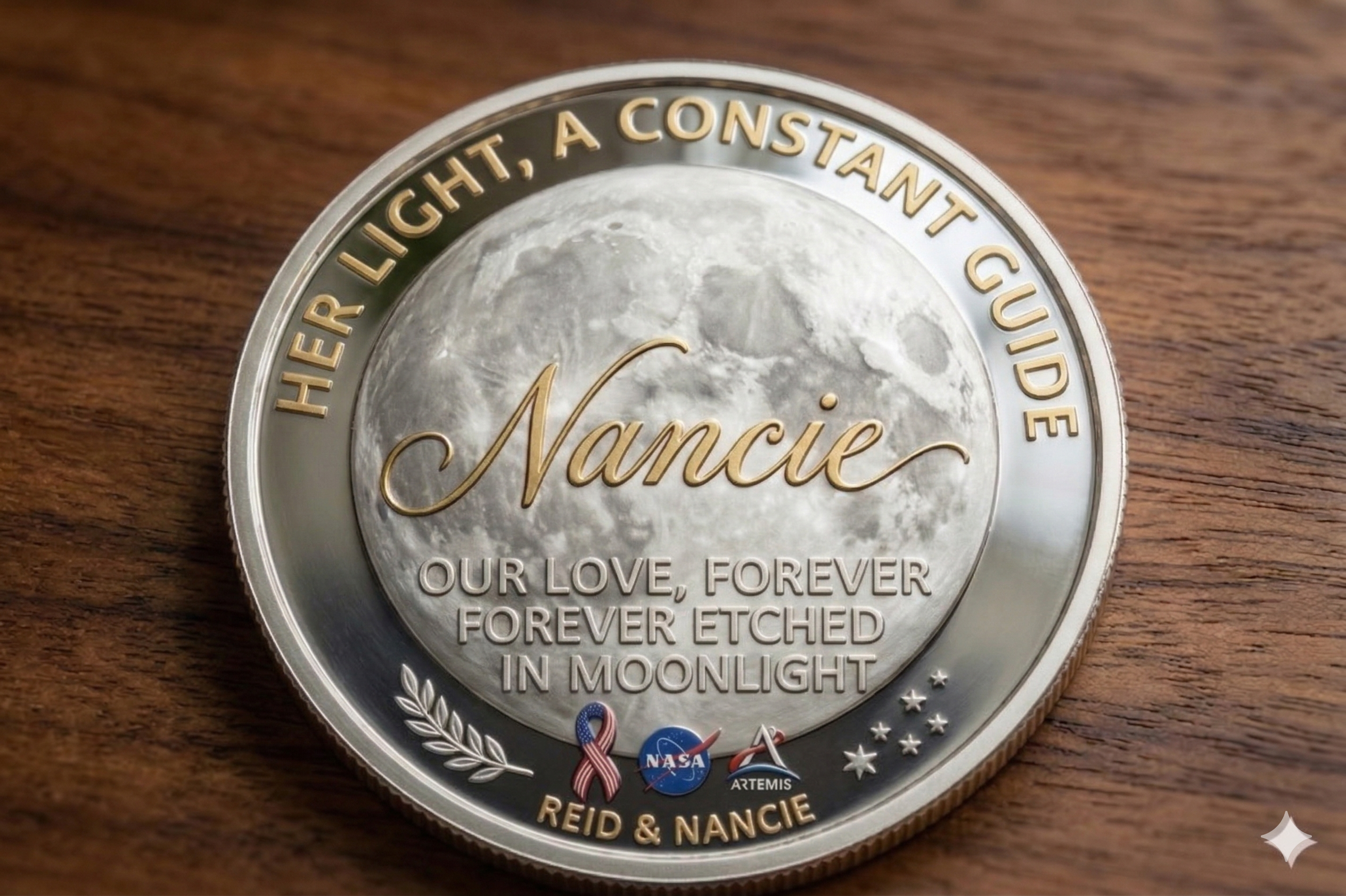 🌕 LAST DAY 60% OFF – 🌕🚀 NASA’s Artemis Mission Honors an Eternal Bond: Introducing the 'Nancie' Lunar Tribute Coin.