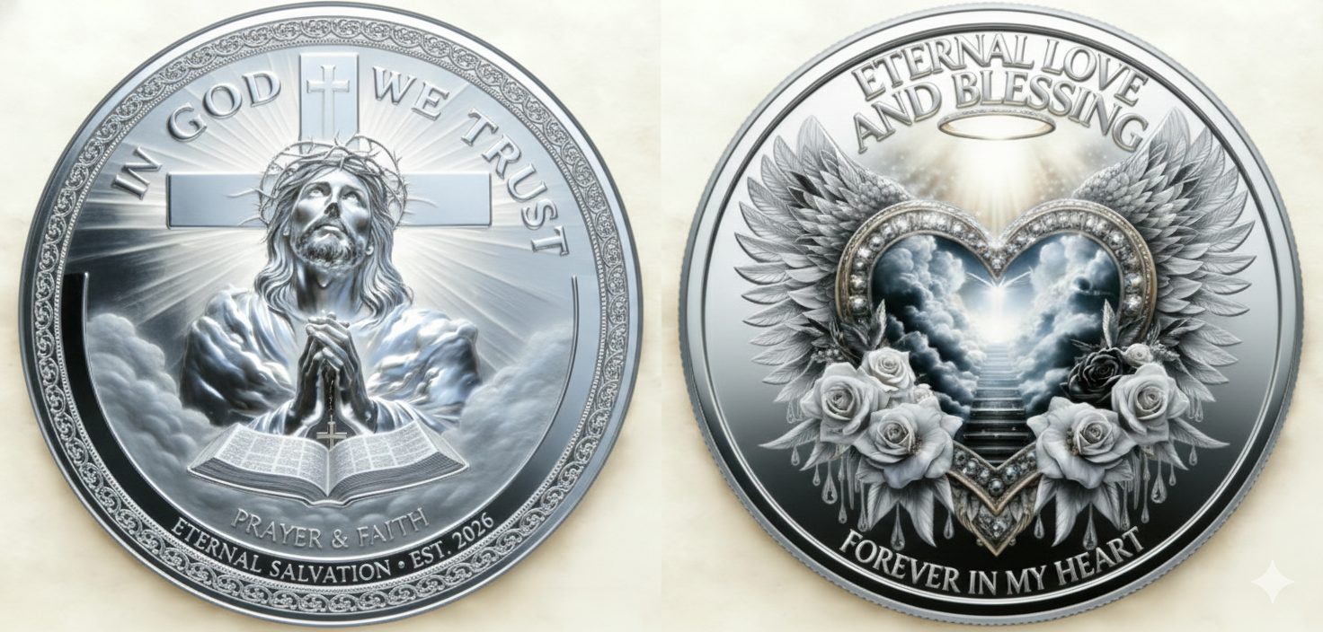 🏆Flash Sale 60% OFF - 🙏“Yahweh – The Living Light” Faith Commemorative Coin