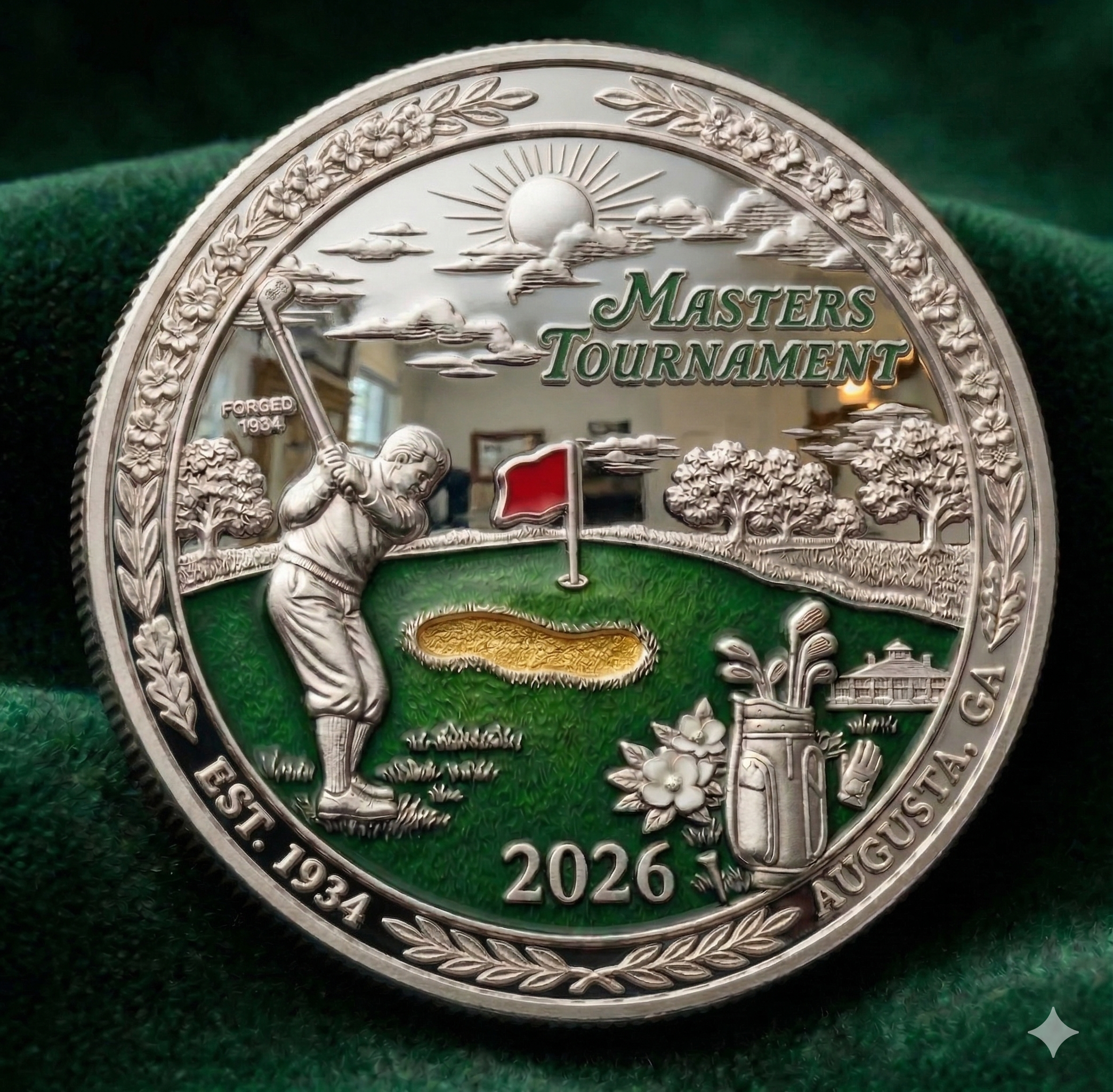 ⛳ LAST DAY 60% OFF – 2026 Masters Tournament Commemorative Coin