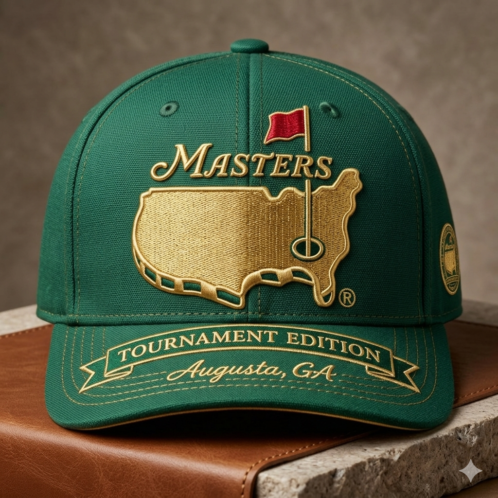 🔥LIMITED EDITION-Masters Tournament Edition Structured Hat – Augusta National Official Style