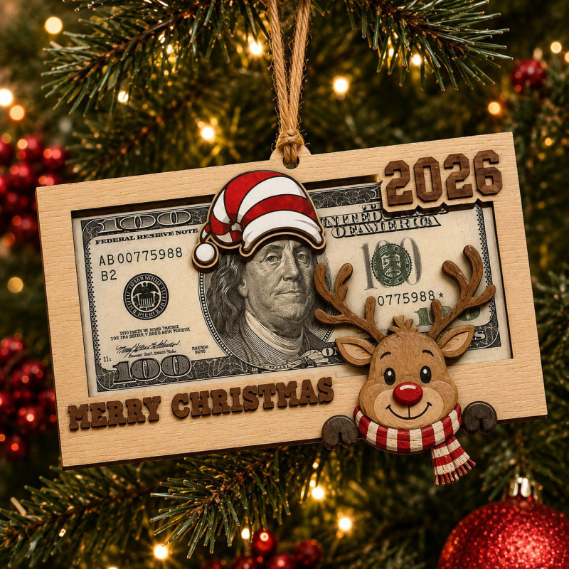 🎁2026 Christmas Money Gift Ornament – A Fun Way to Give Cash for Christmas
