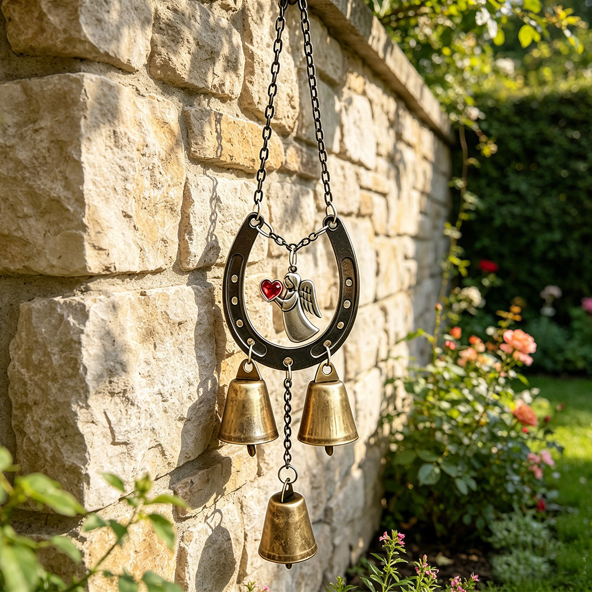 🔥2026 Hot Sale - Horseshoe Angel Metal Bell（BUY 2 FREE SHIPPING)