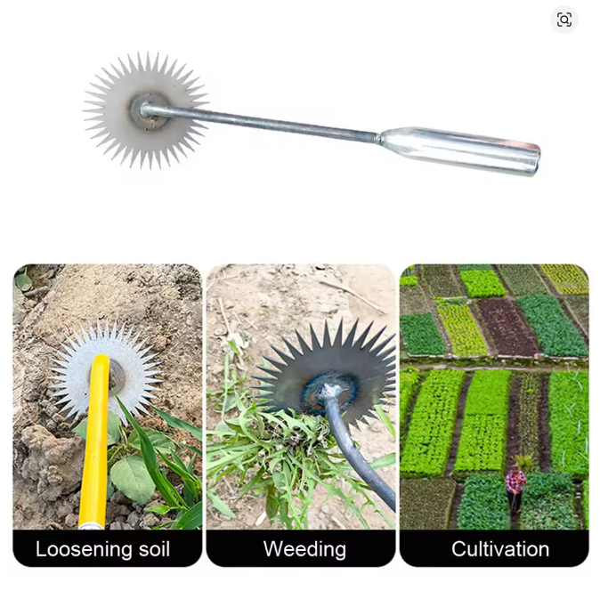 Generic 360° Sunflower Design Garden Hand Weeder Tool 