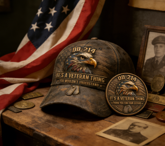 Veterans Art Print Casual Hat