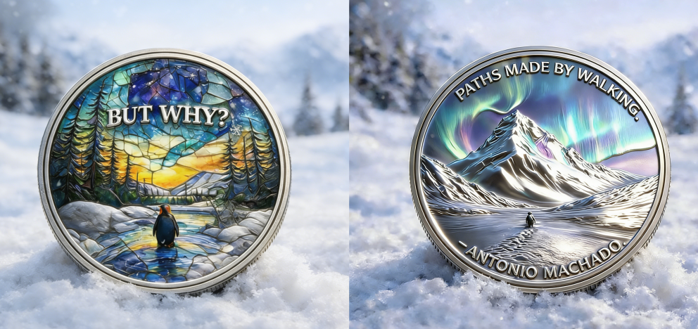 Paths Are Made by Walking But Why Commemorative Coin