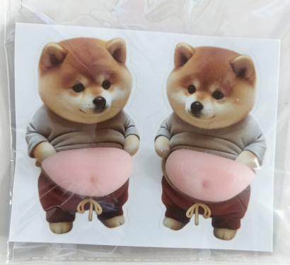 🔥Last Day Sale 49% OFF-6Pcs 3D Dog & Cat Belly Mochi Squishy Stickers, Stress Relief Fidget