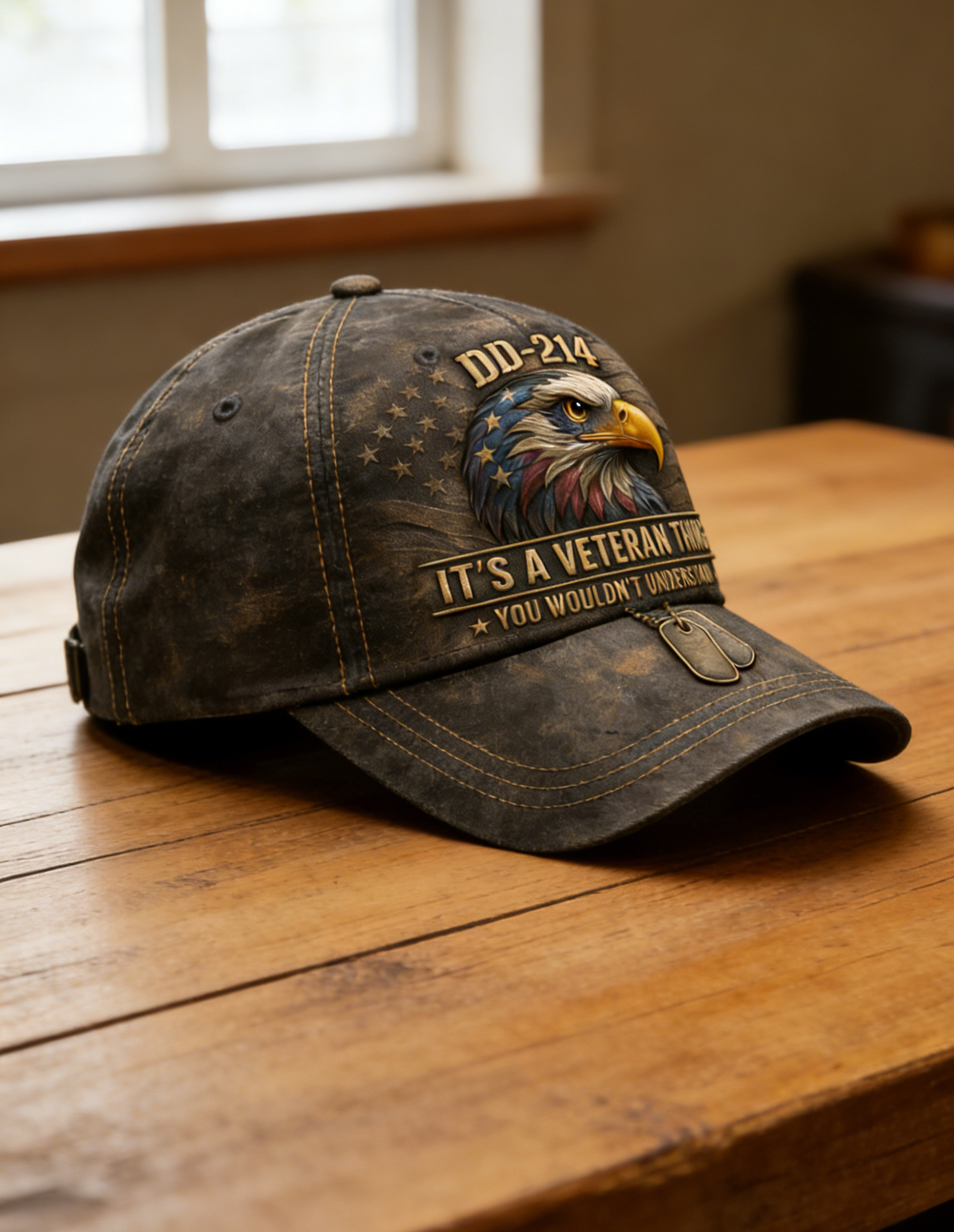 Veterans Art Print Casual Hat