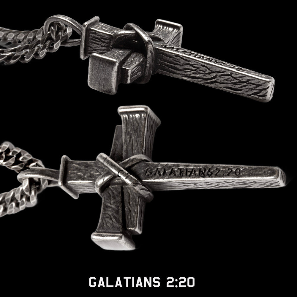 Nailed to the Cross Galatians 2:20 Necklace