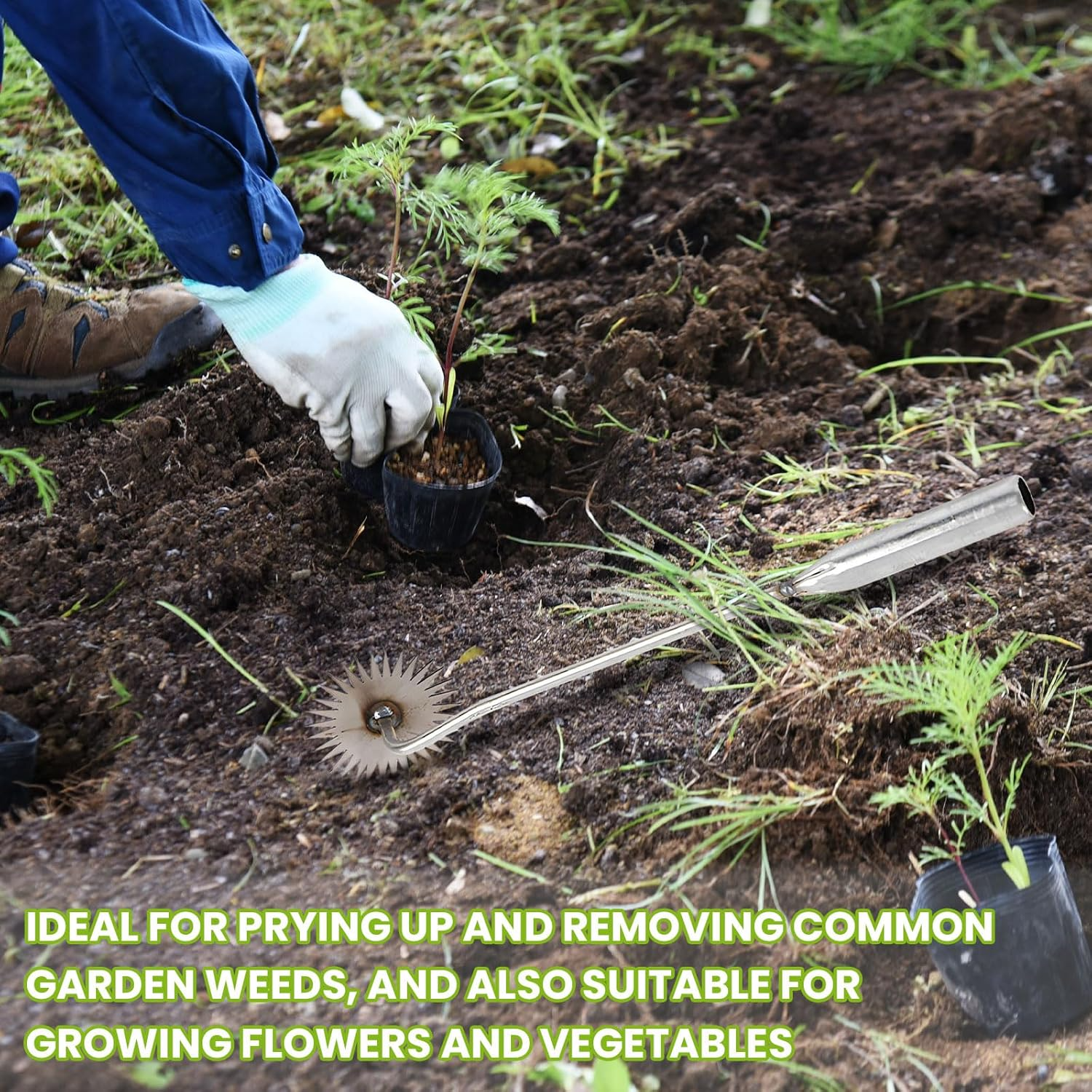 Generic 360° Sunflower Design Garden Hand Weeder Tool 