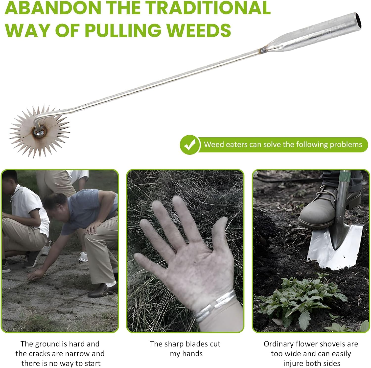 Generic 360° Sunflower Design Garden Hand Weeder Tool 