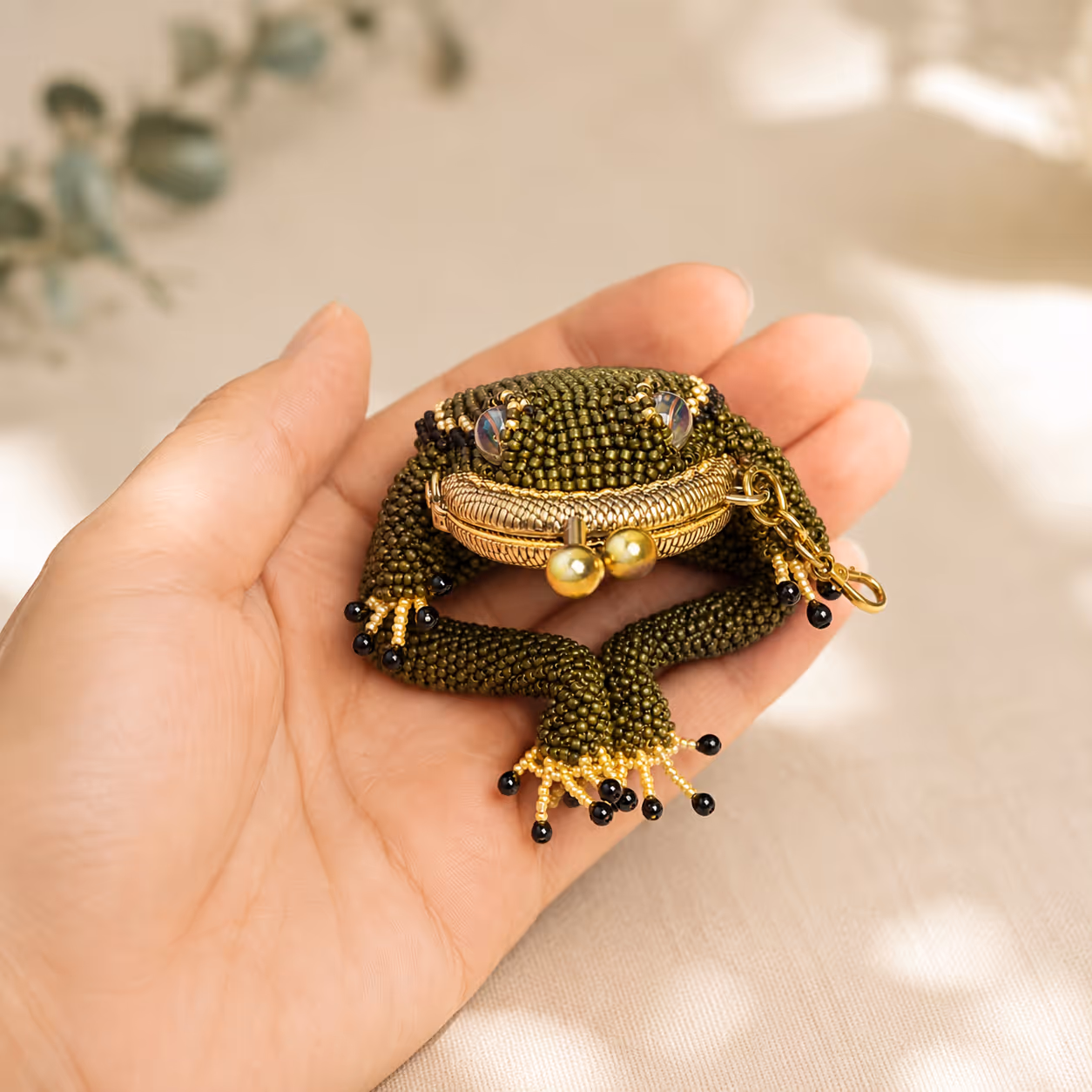 100% Handmade | Charming Frog Coin Purse