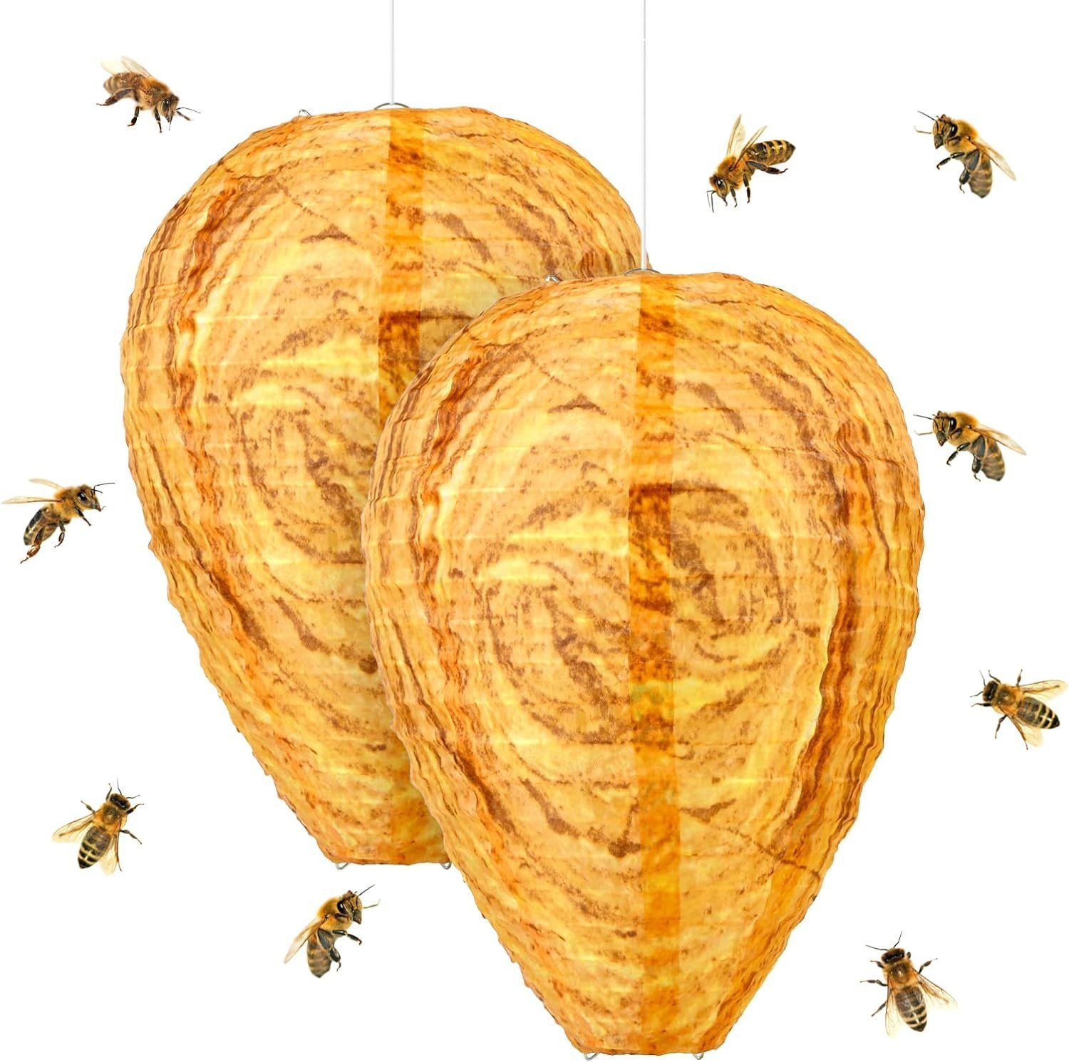 🔥Hot Sale 49% OFF🐝Natural Wasp Deterrent Hive🎁BUY MORE FREE MORE