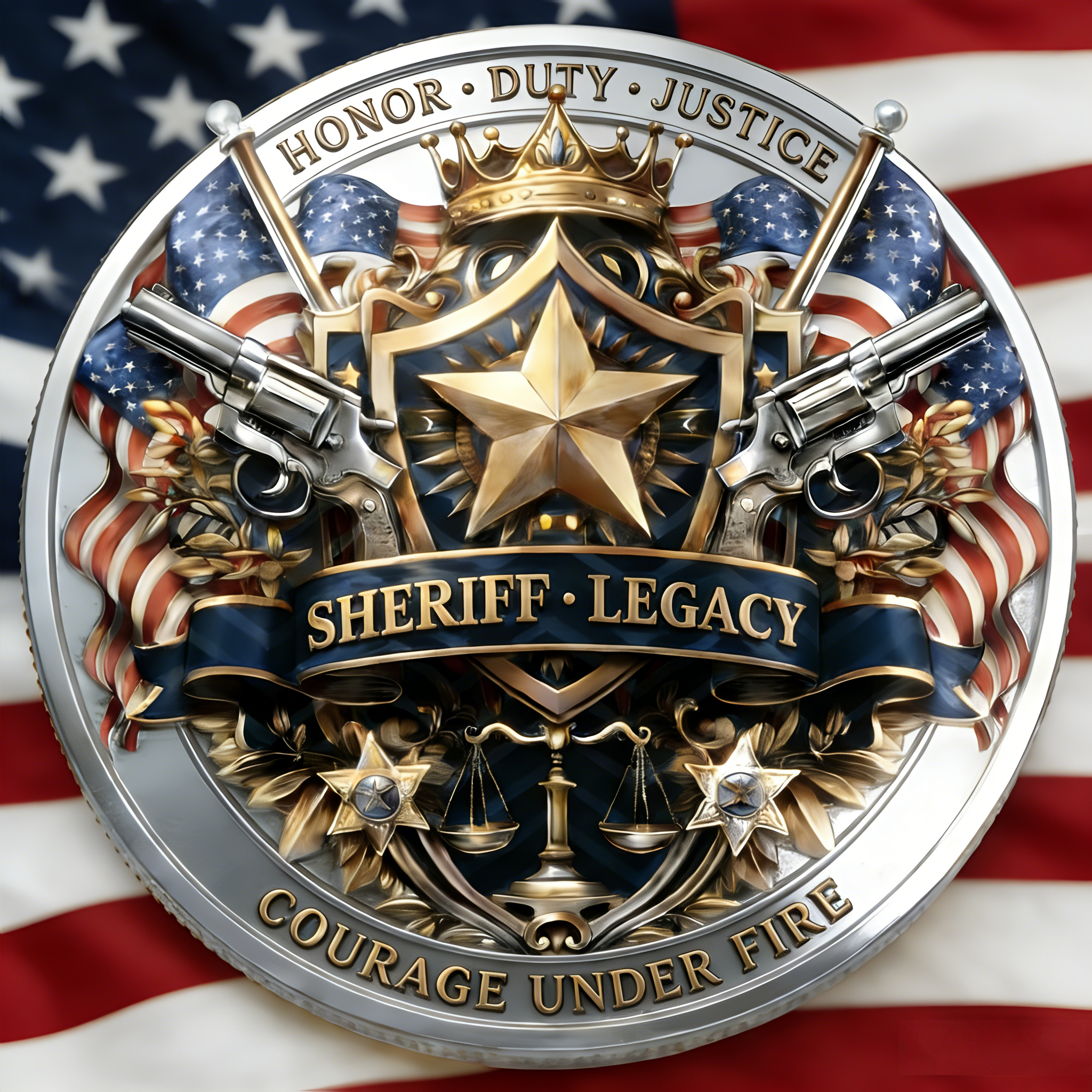 🎉Last Day 49% OFF -SHERIFF • WESTERN LAW COIN