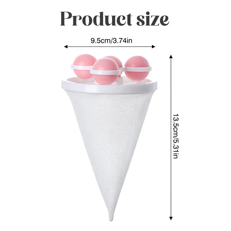 3 Counts Washing Machine Filter Bag | Reusable Floating Hair Catcher Mesh for Laundry Washer