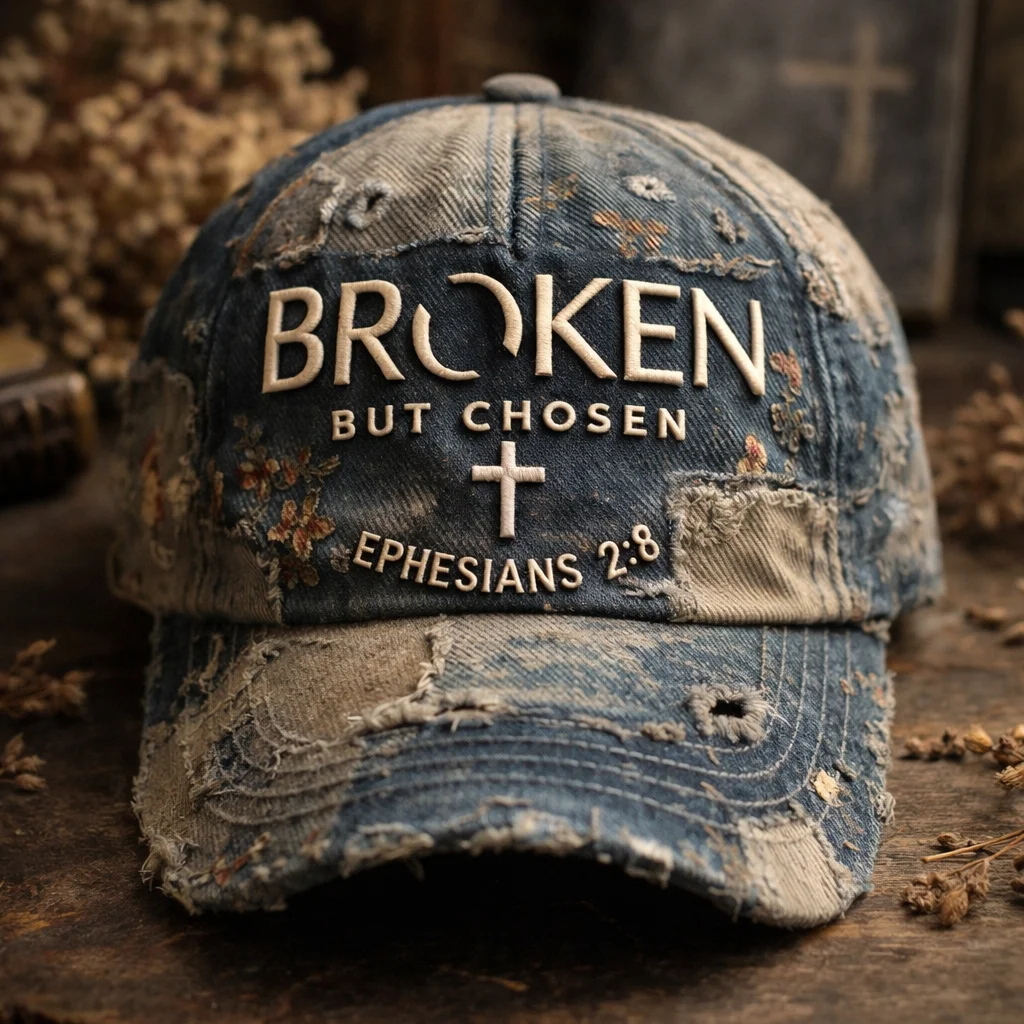 “BROKEN BUT CHOSEN — God doesn’t erase your past, He transforms your destiny.” ✝️
