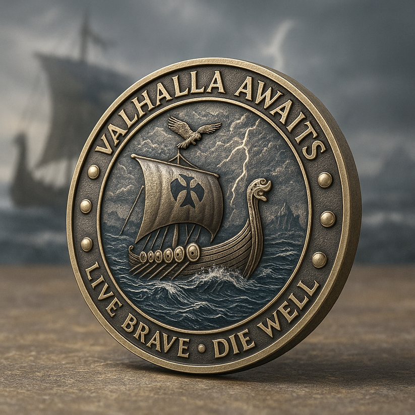 [Copy] 🎉Last Day 49% OFF-SONS OF ODIN – Berserker Spirit Challenge Coin