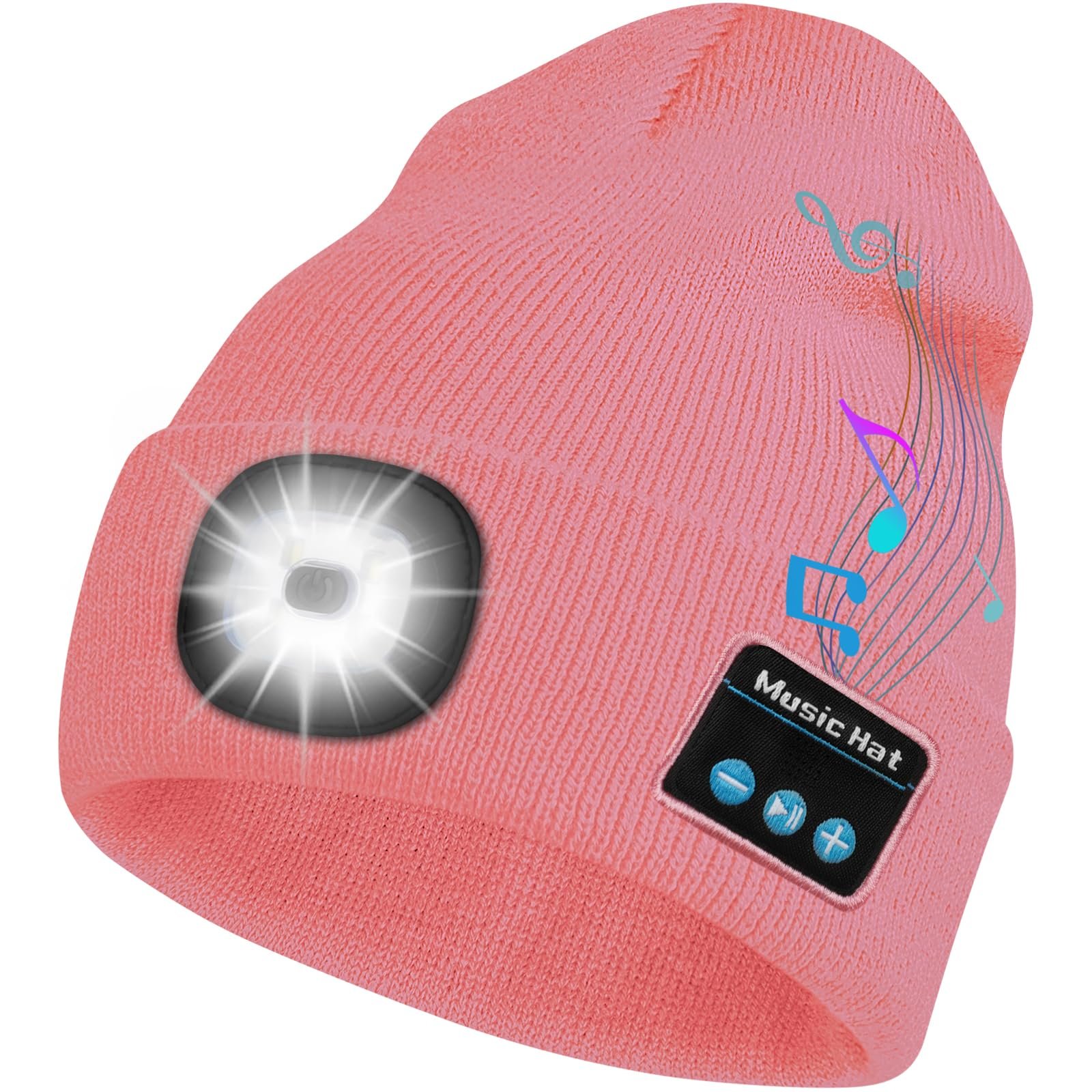 🎄Christmas Sale 49% OFF🏆50K+ SOLD!🔥2025 Upgraded Bluetooth Beanie Hat with Light