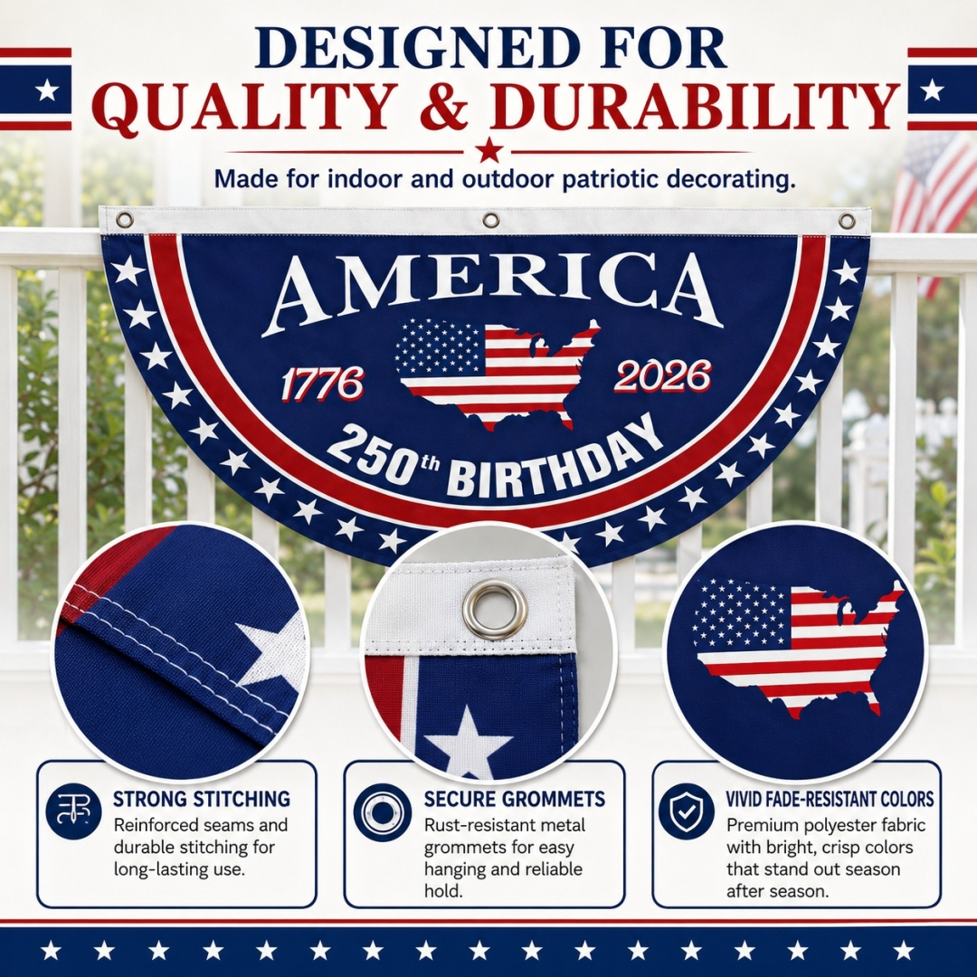 Last Day 49% OFF🔥Celebrate America's 250th Birthday Banner