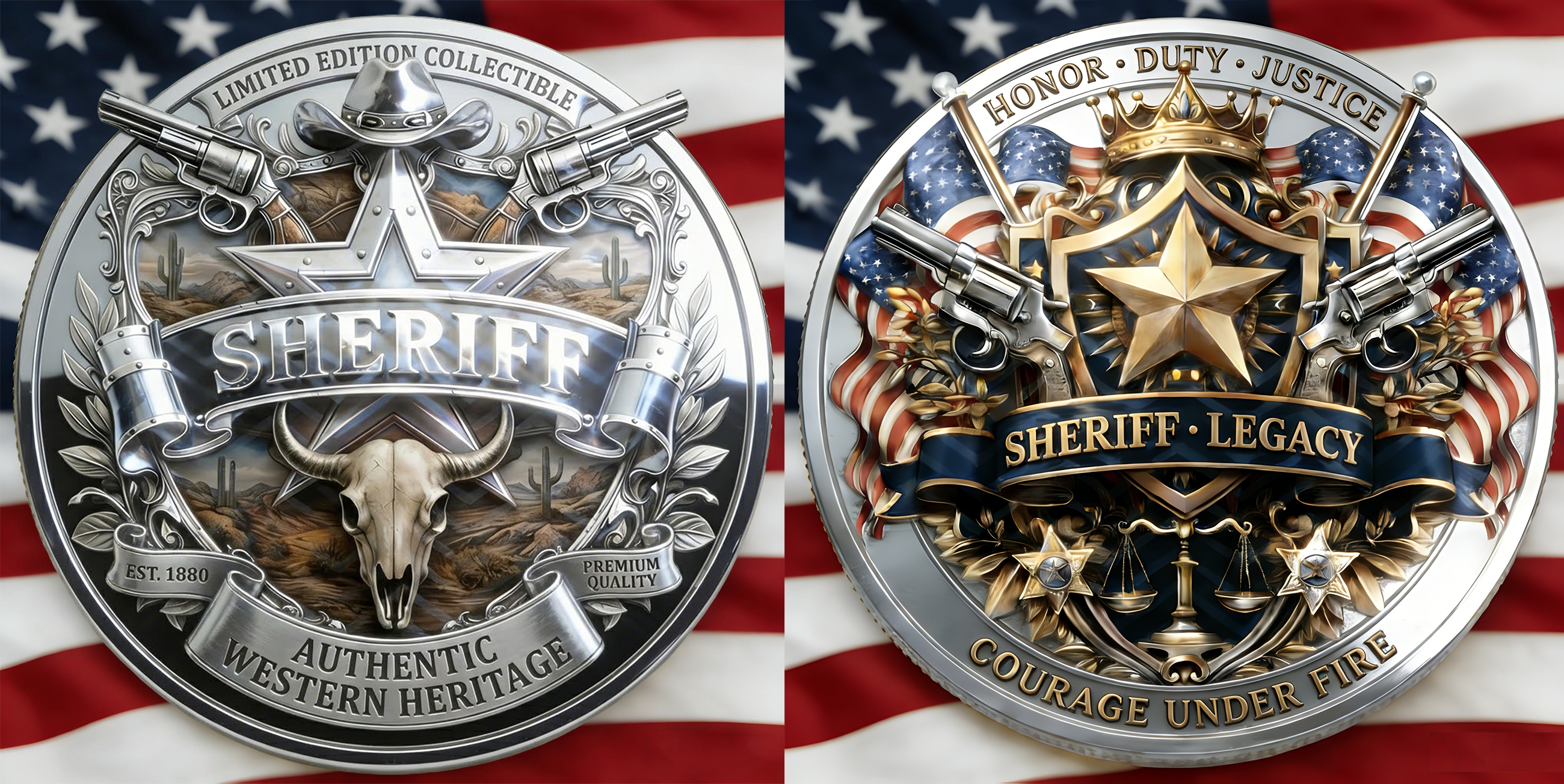 🎉Last Day 49% OFF -SHERIFF • WESTERN LAW COIN