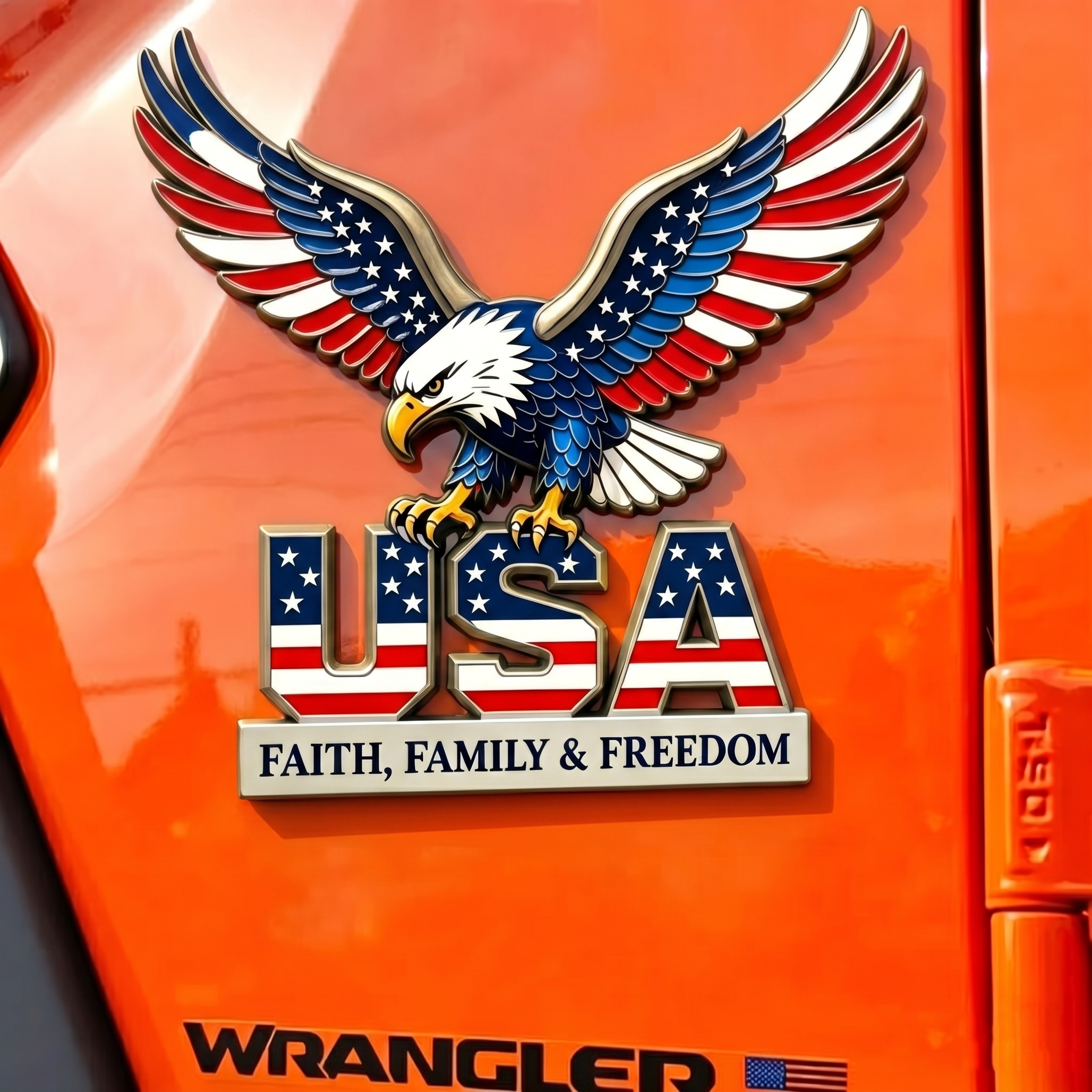 Father‘s Day 49% OFF🔥 We The People Patriot Flag Edition Car Emblem Metal Badge