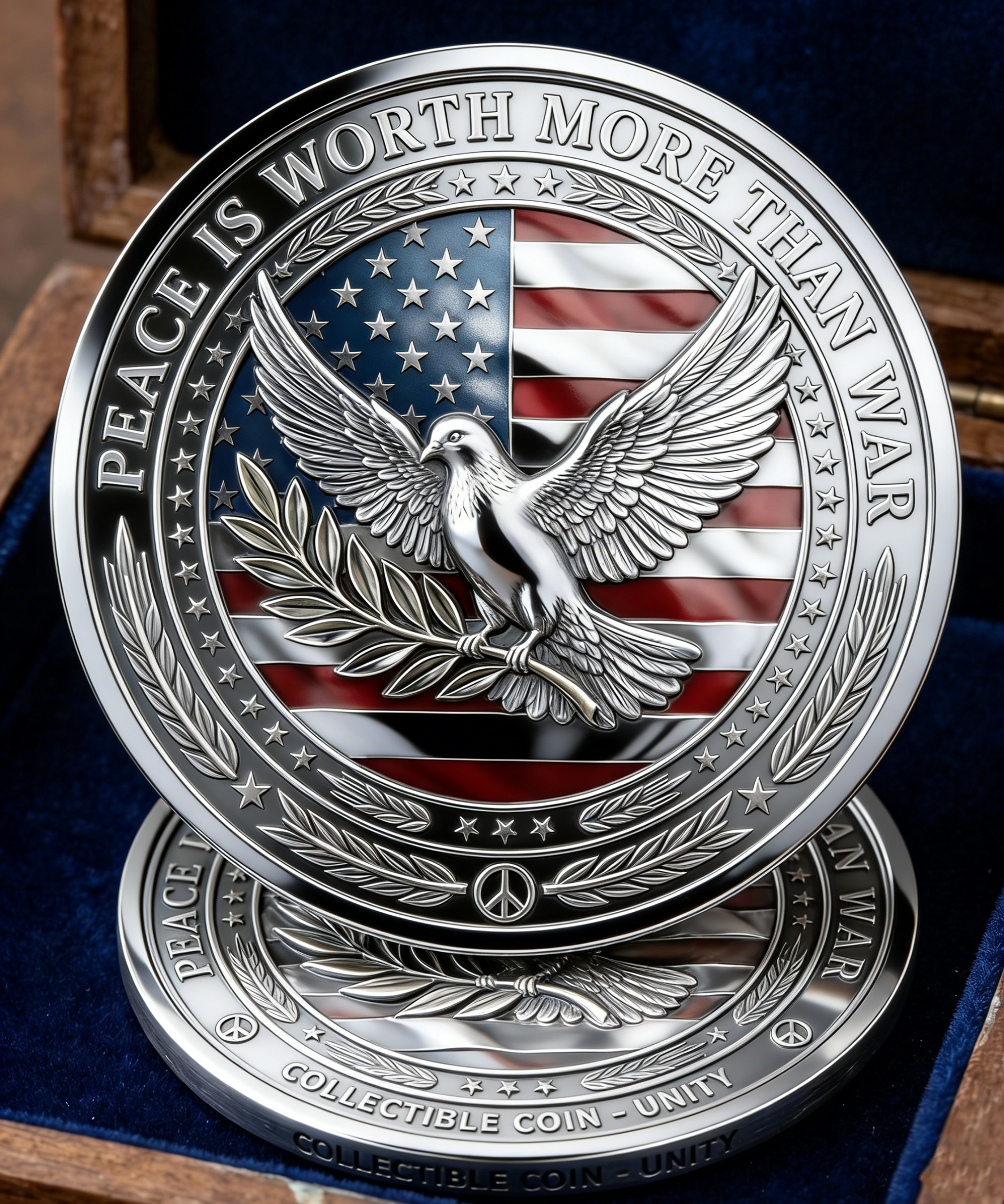 Peace Is Worth More Than War” – A Powerful American Freedom Coin