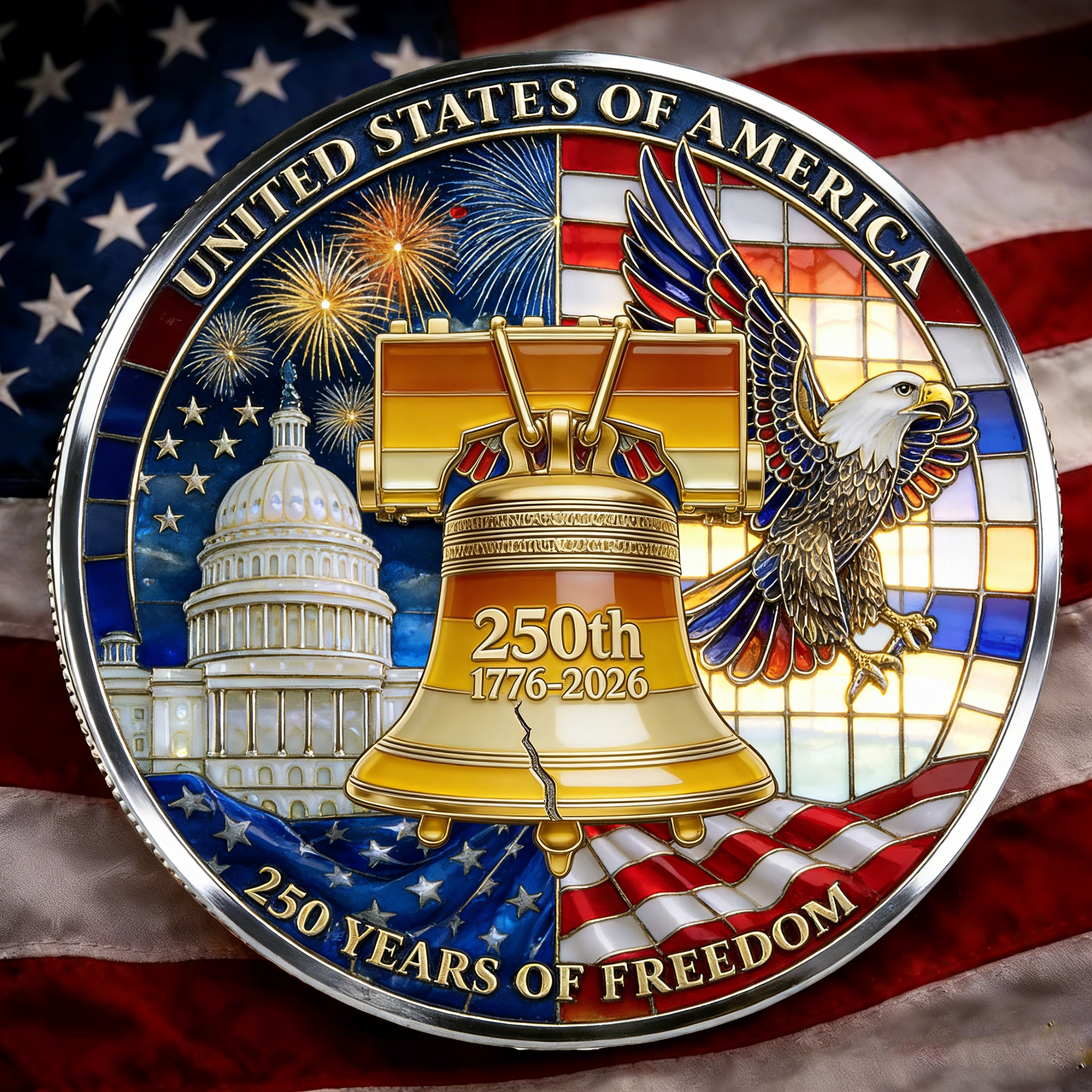 US 250th Anniversary Commemorative Coin