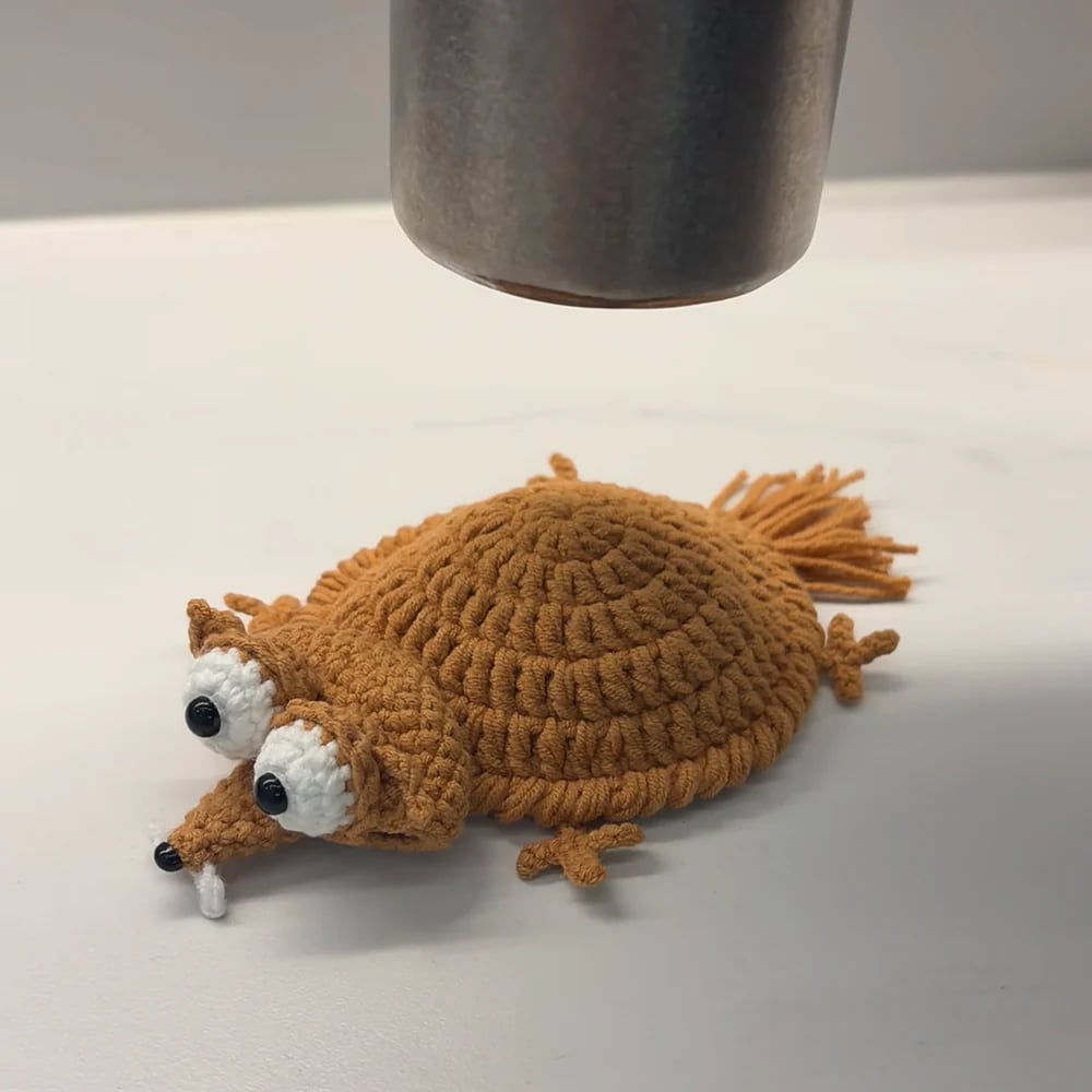 🐿️Hand-Crocheted Funny Squirrel Coaster