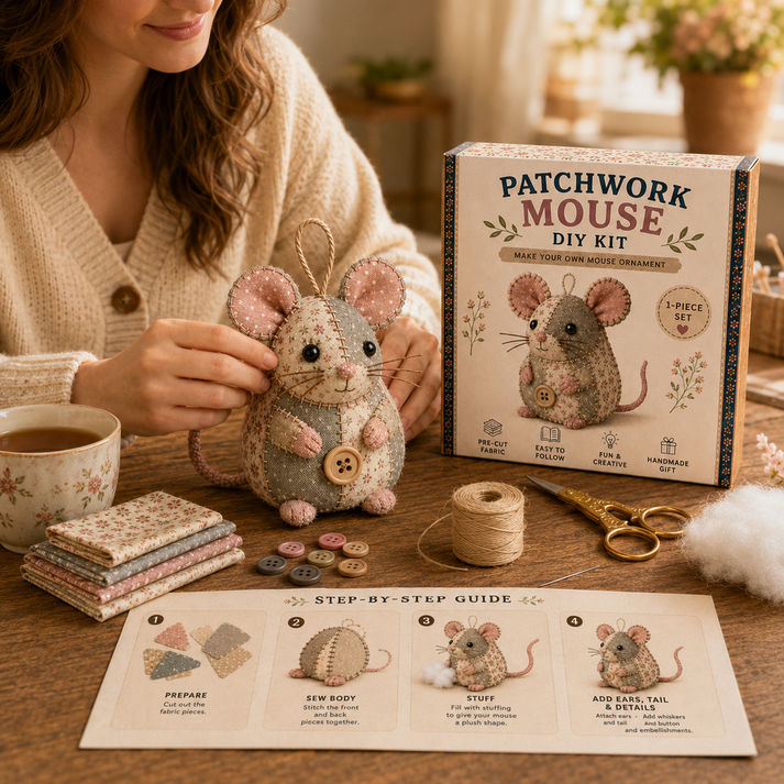 🔥2026 Hot Sale - 🐭🧵 Patchwork Mouse DIY Kit