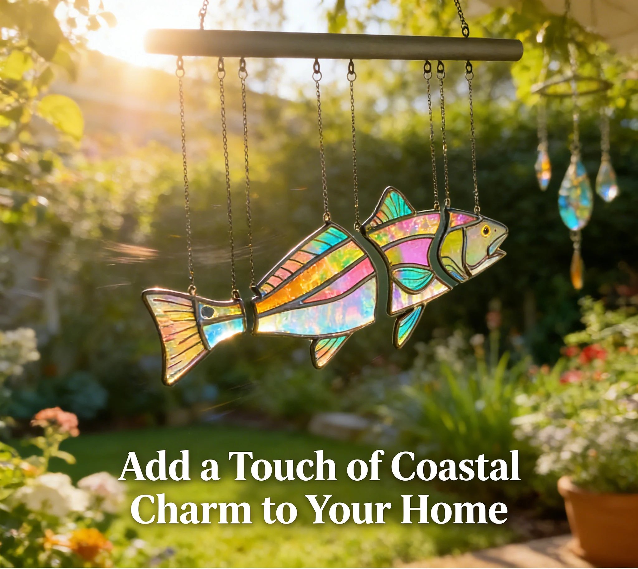 🏆49% OFF🎉Handcrafted Stained Red Drum-The Illusion of Swimming