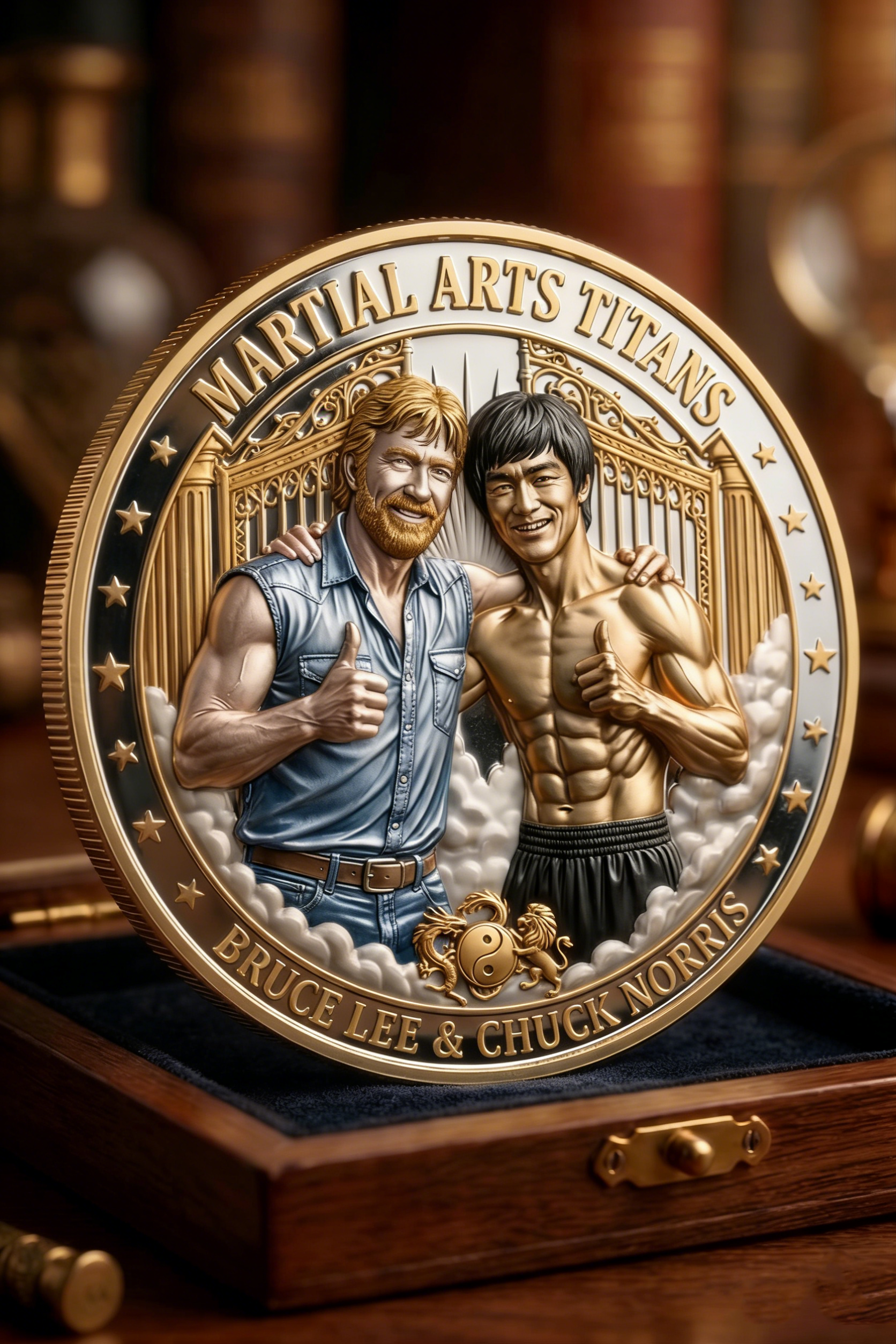 Legends Never Die | Chuck Norris Commemorative Coin