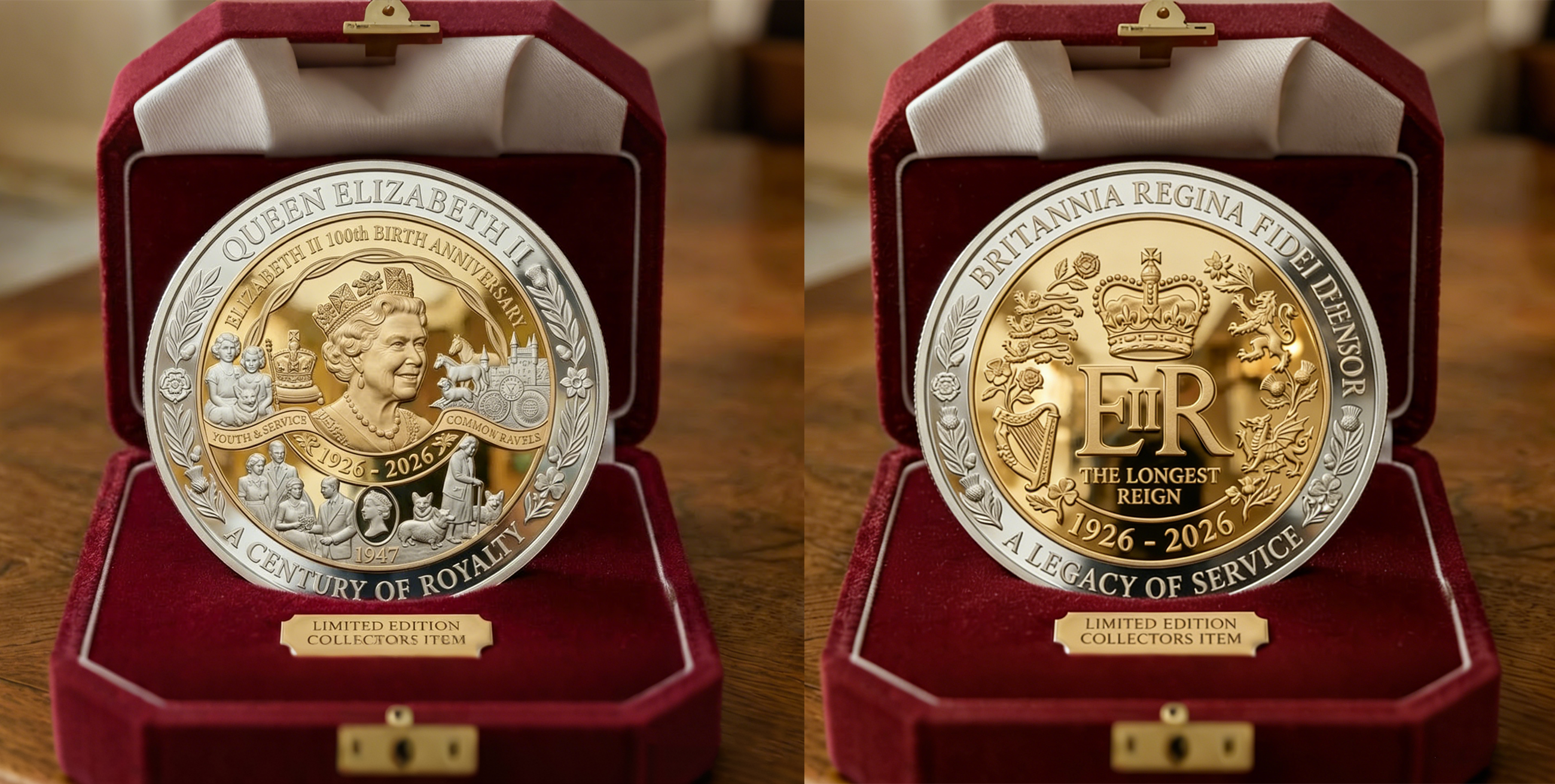 🎉Last Day 49% OFF -Queen Elizabeth II 100th Anniversary Commemorative Coin（1926-2026）