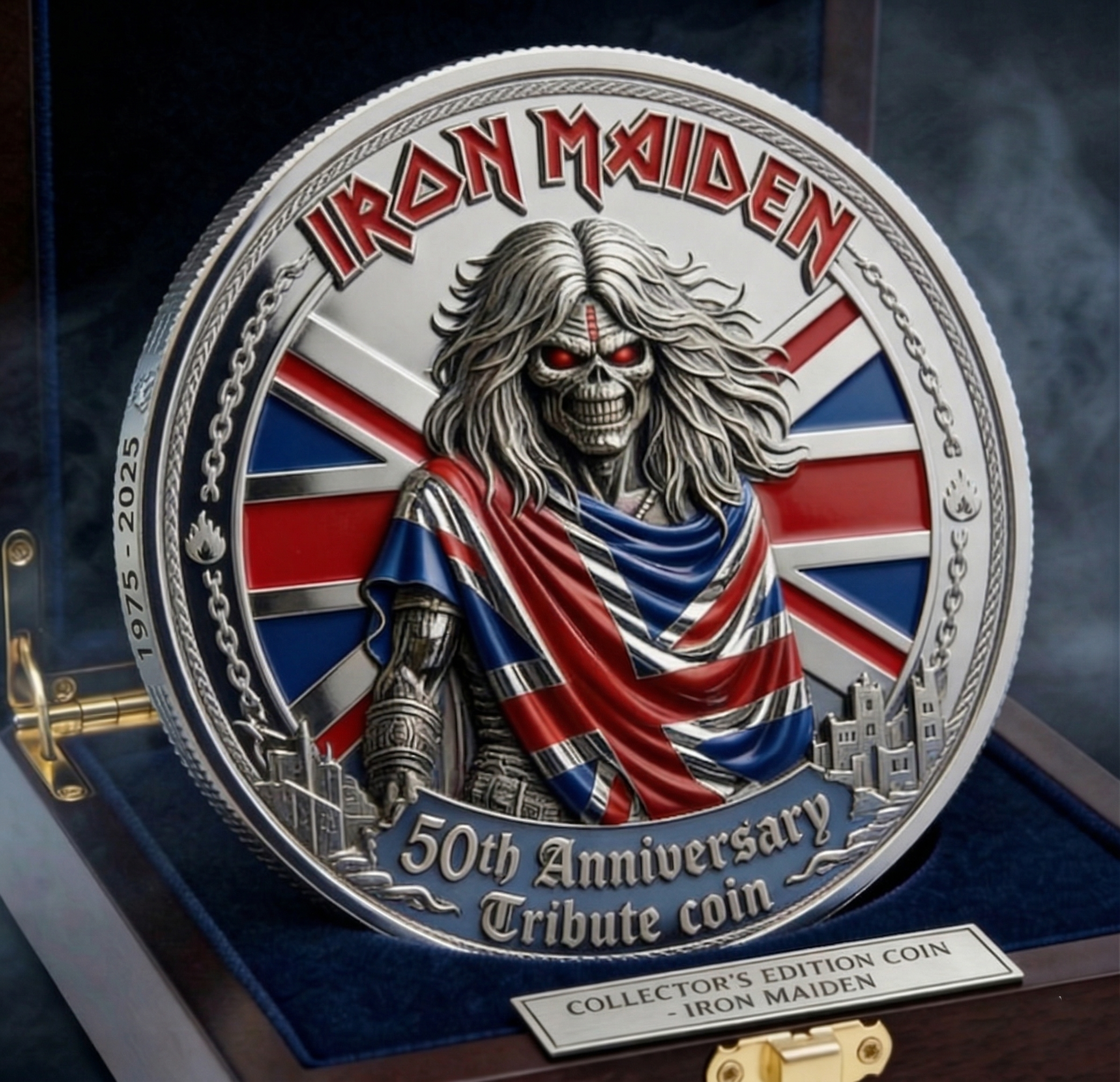  🎉Last Day 49% OFF-Iron Maiden 50th Anniversary Tribute coin