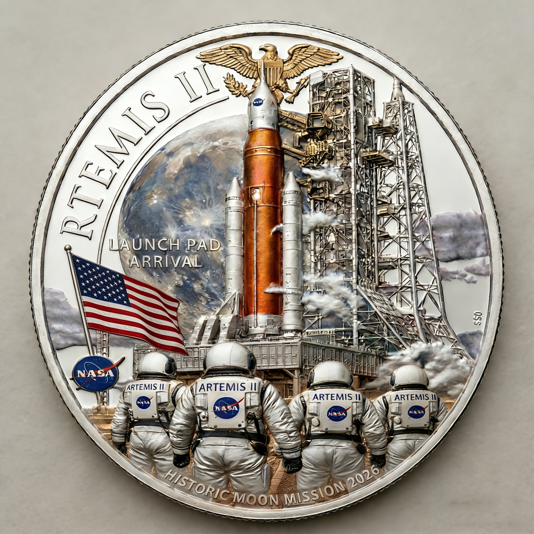 🚀Flash Sale 60% OFF 🌕 Artemis II Lunar Mission Commemorative Coin